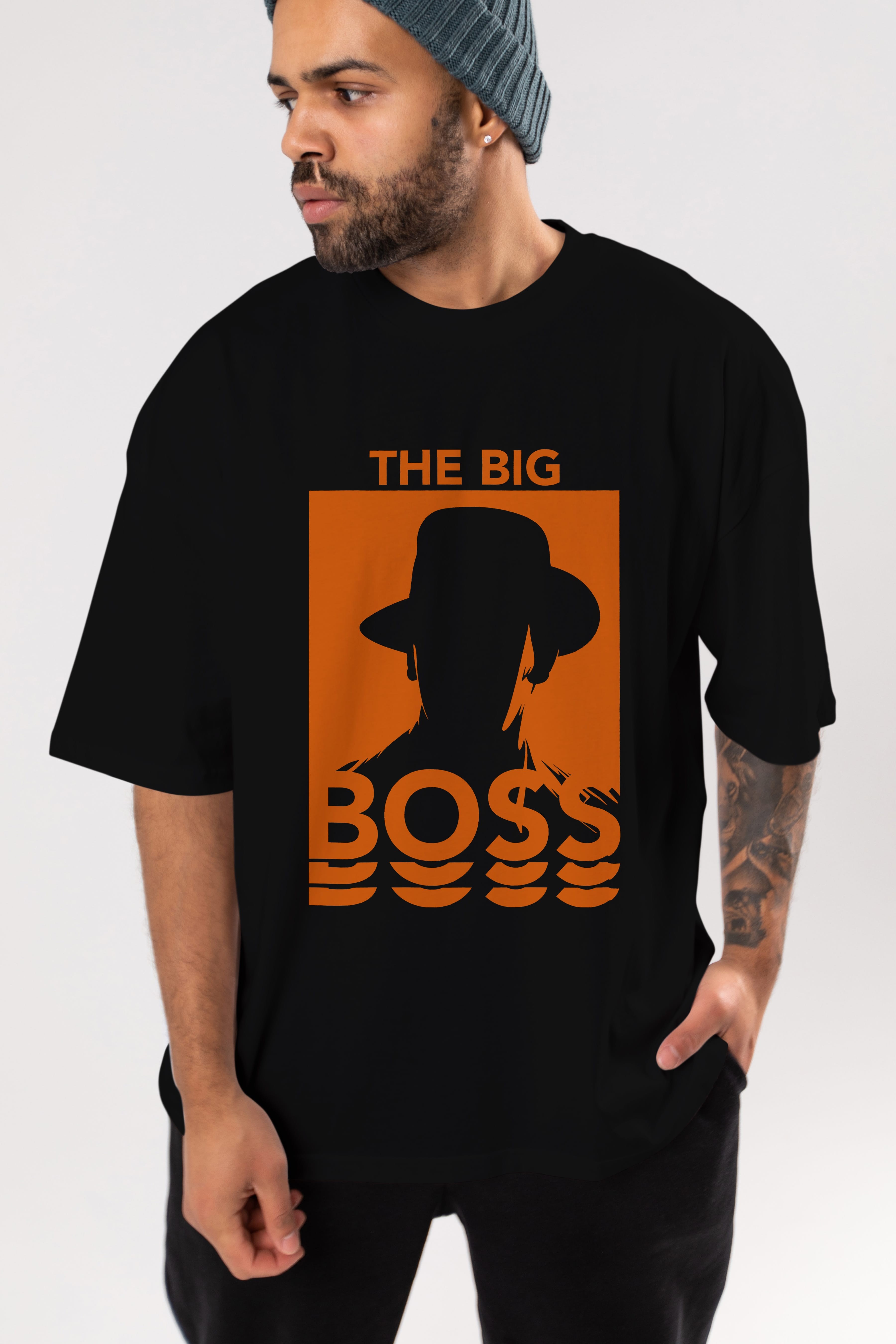 The Big Boss Ön Baskılı Oversize t-shirt Erkek Kadın Unisex