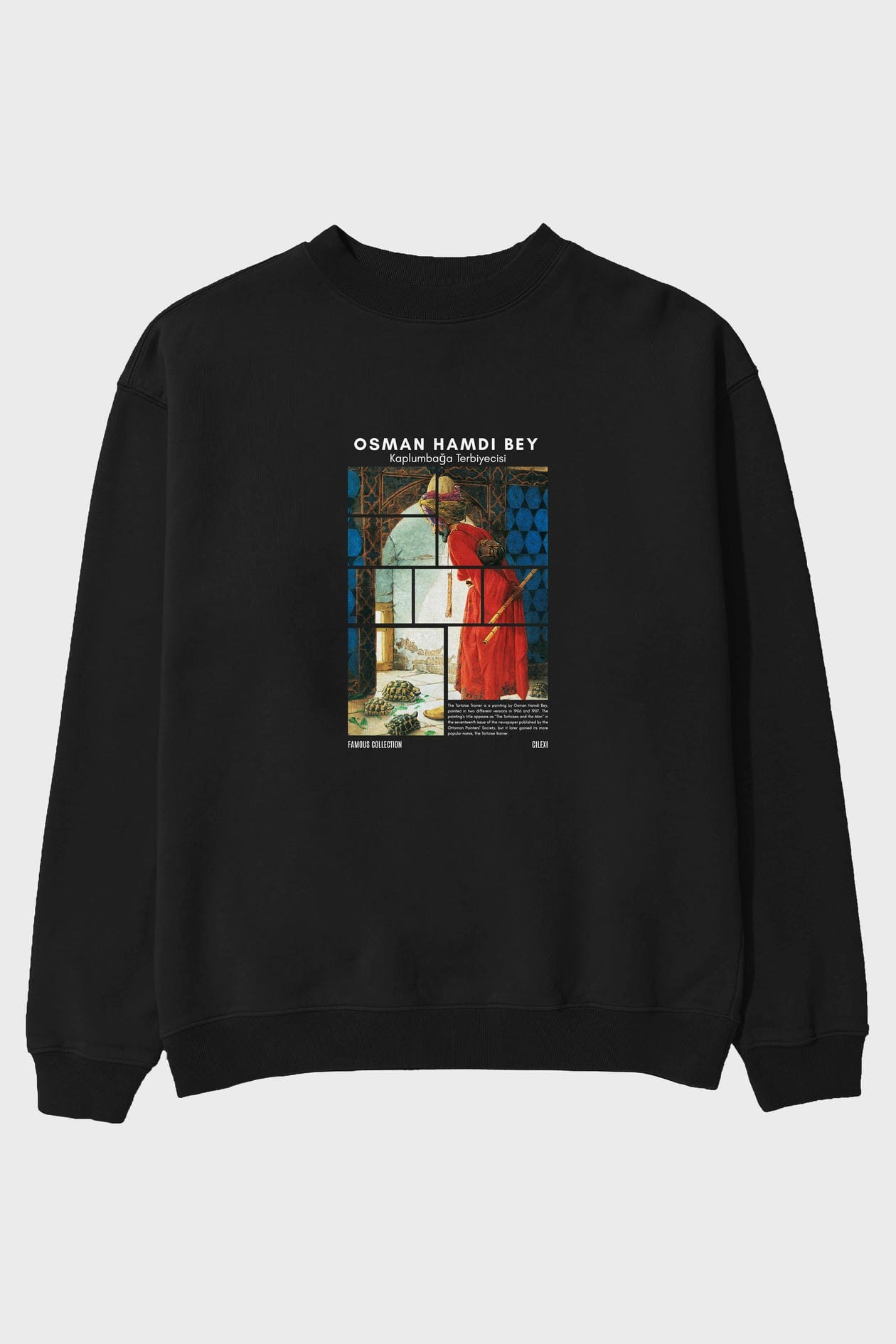 Osman Hamdi Bey ön Baskılı Oversize Sweatshirt Erkek Kadın Unisex