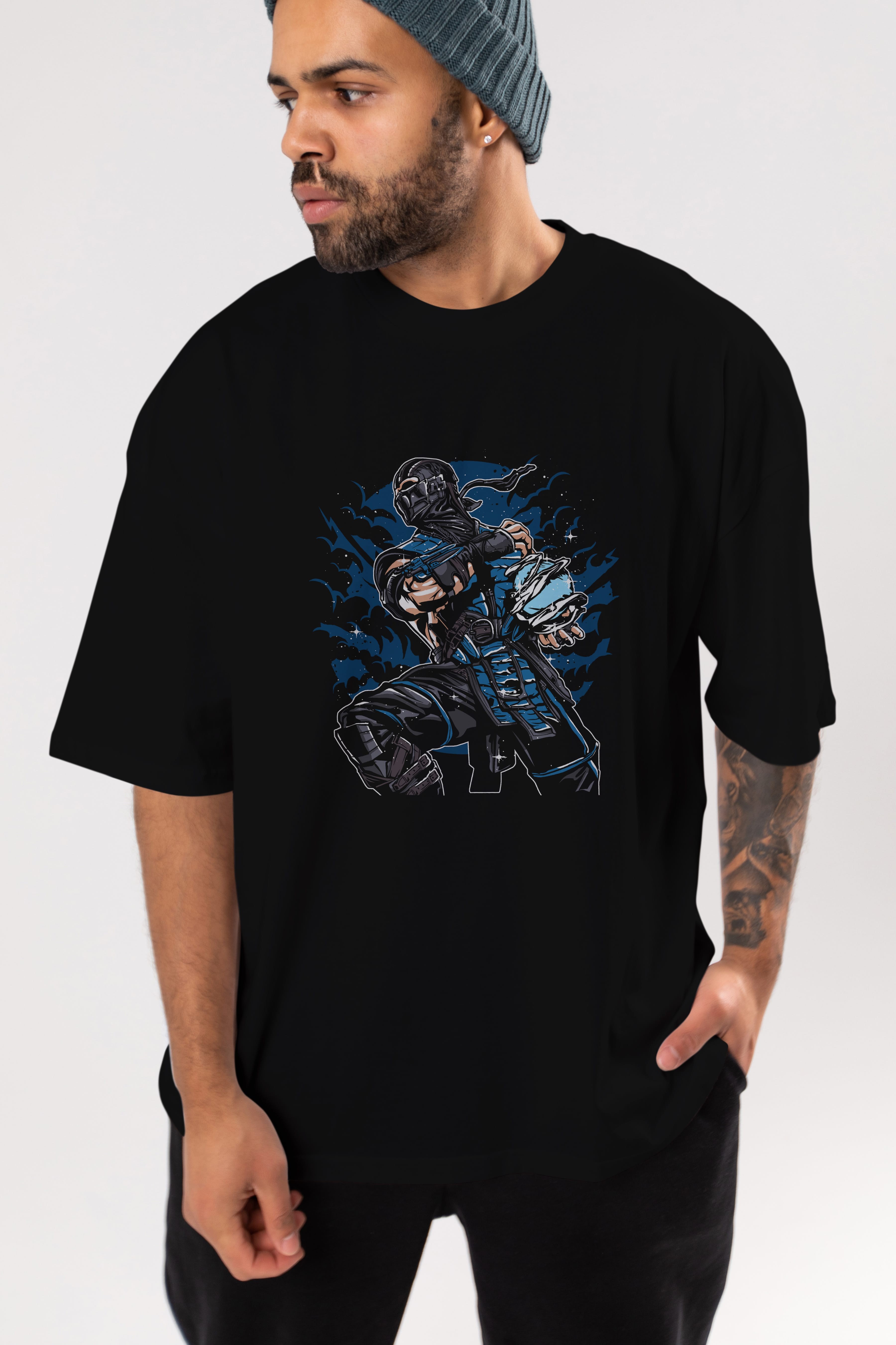 Sub Zero Ön Baskılı Oversize t-shirt Erkek Kadın Unisex %100 Pamuk tişort