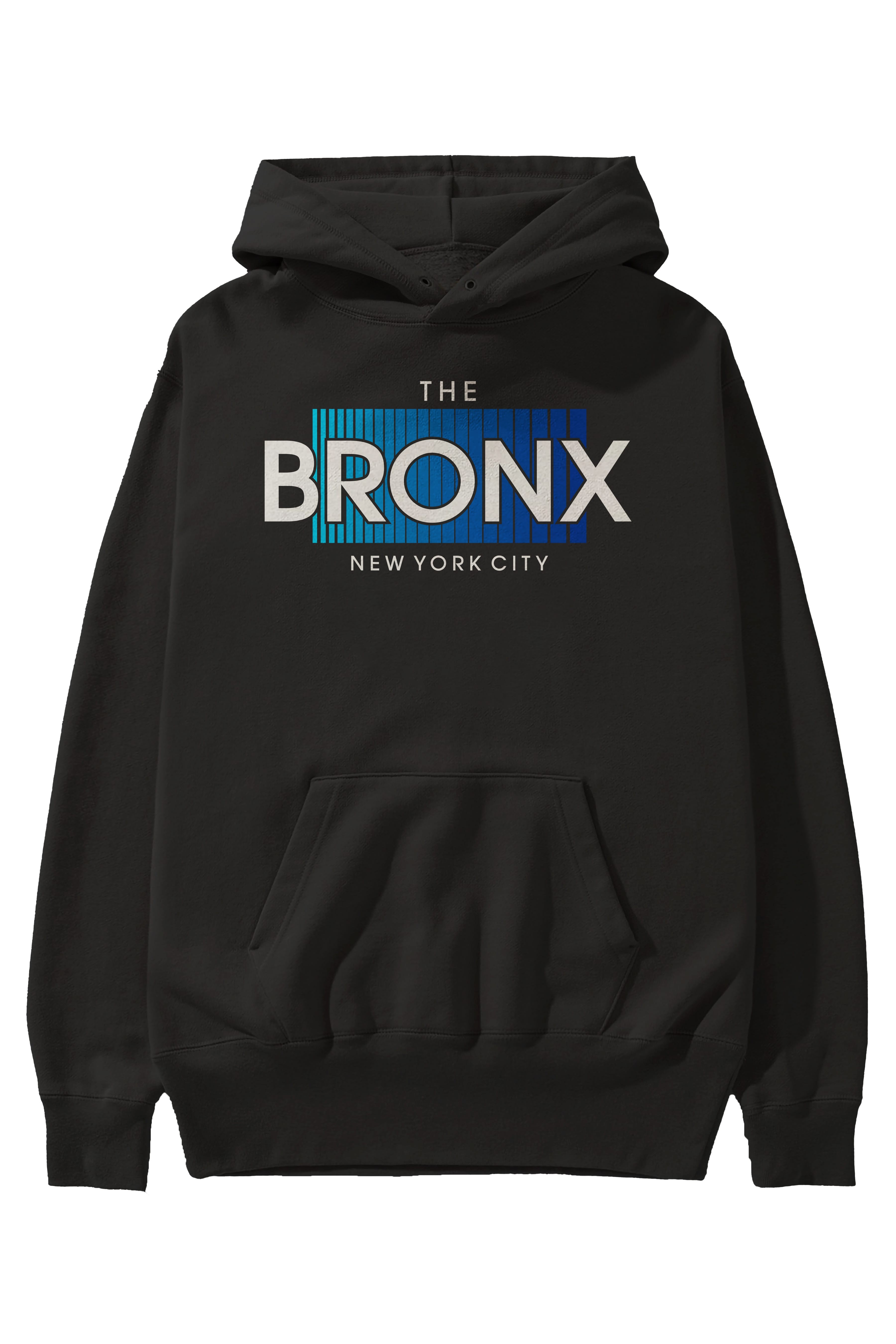 The Bronx Ön Baskılı Oversize Hoodie Kapüşonlu Sweatshirt Erkek Kadın Unisex