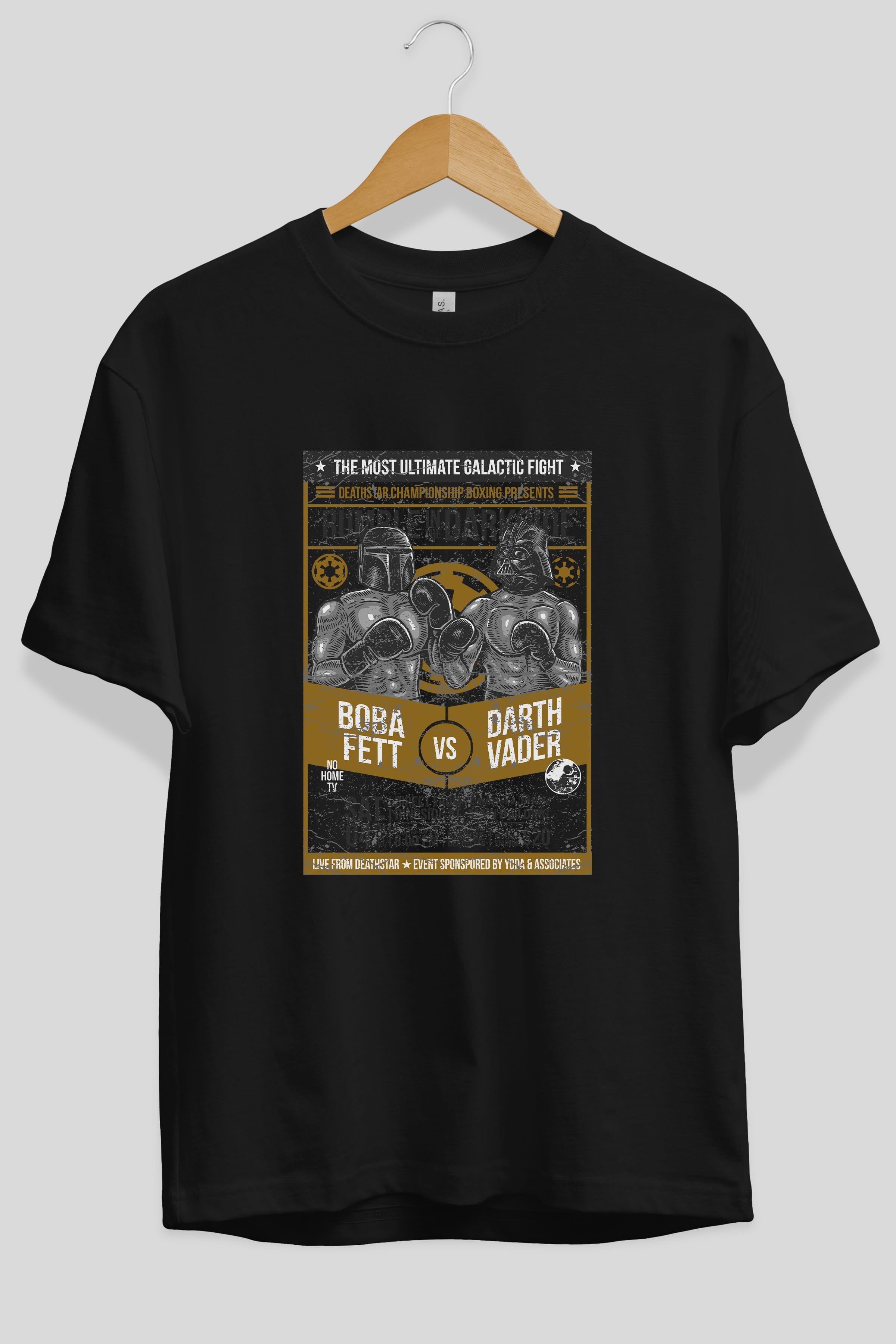 Rumble In The Darkside Ön Baskılı Oversize t-shirt Erkek Kadın Unisex %100 Pamuk tişort
