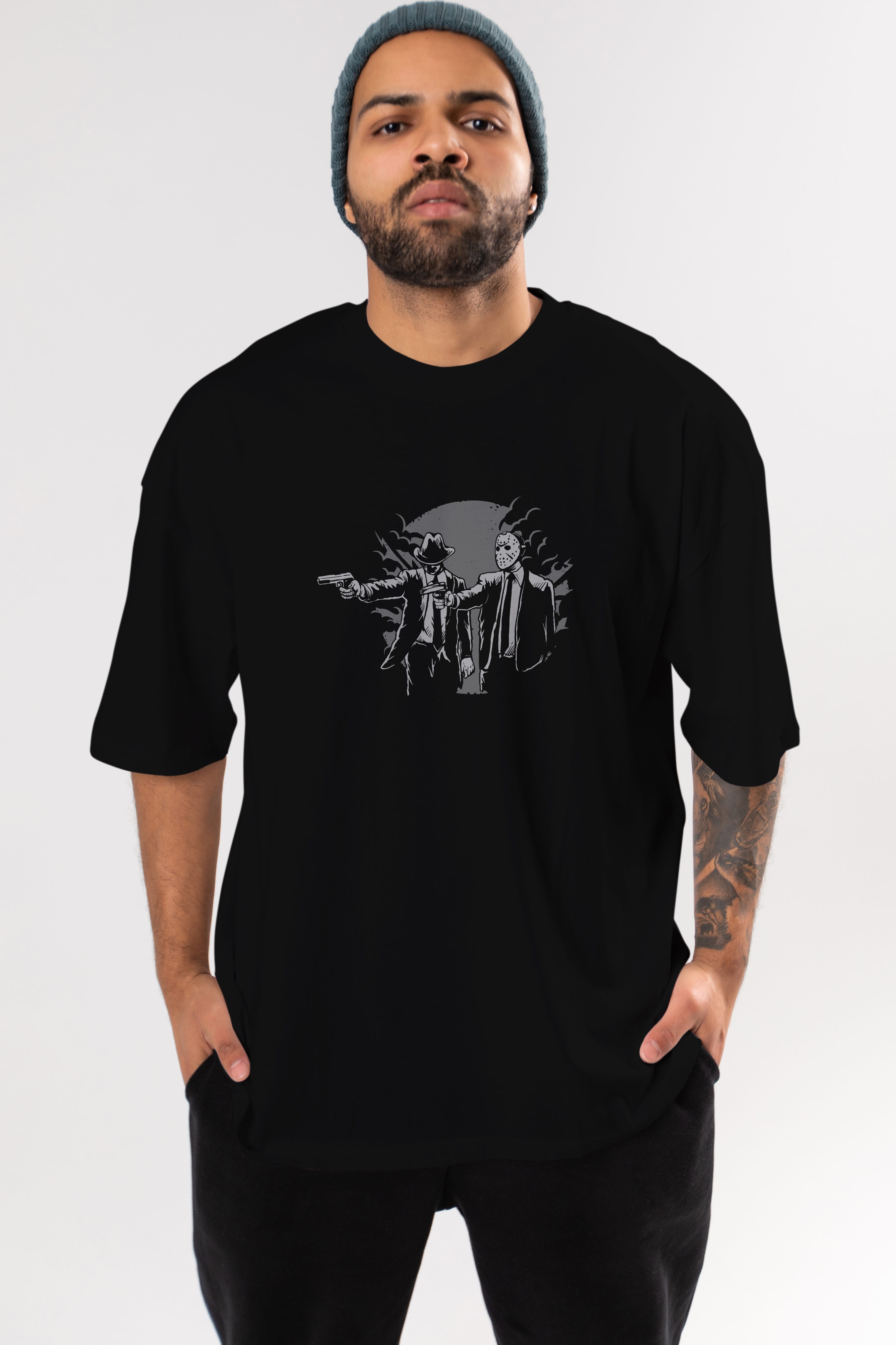 Pulp Killer Ön Baskılı Oversize t-shirt Erkek Kadın Unisex %100 Pamuk tişort