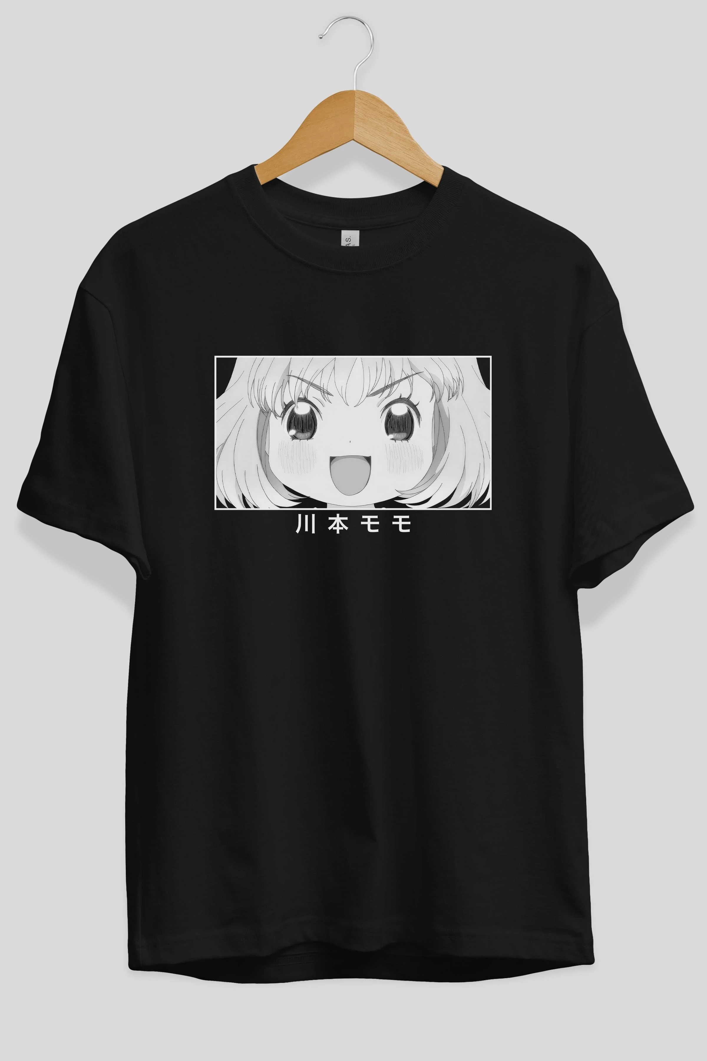Momo Kawamoto 1 Anime Ön Baskılı Oversize t-shirt %100 pamuk Erkek Kadın Unisex