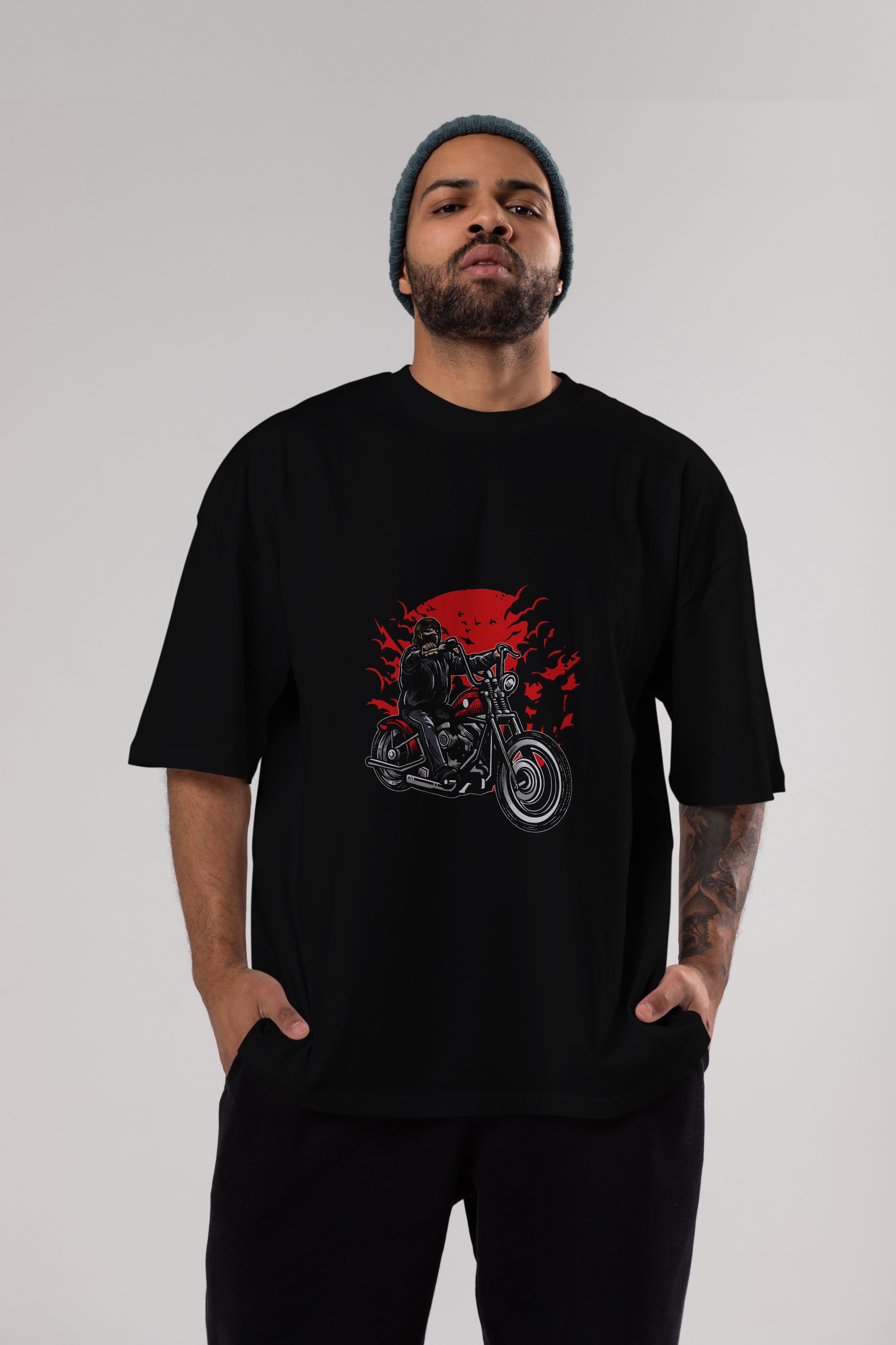 Zombie Slayer Ön Baskılı Oversize t-shirt Erkek Kadın Unisex %100 Pamuk tişort