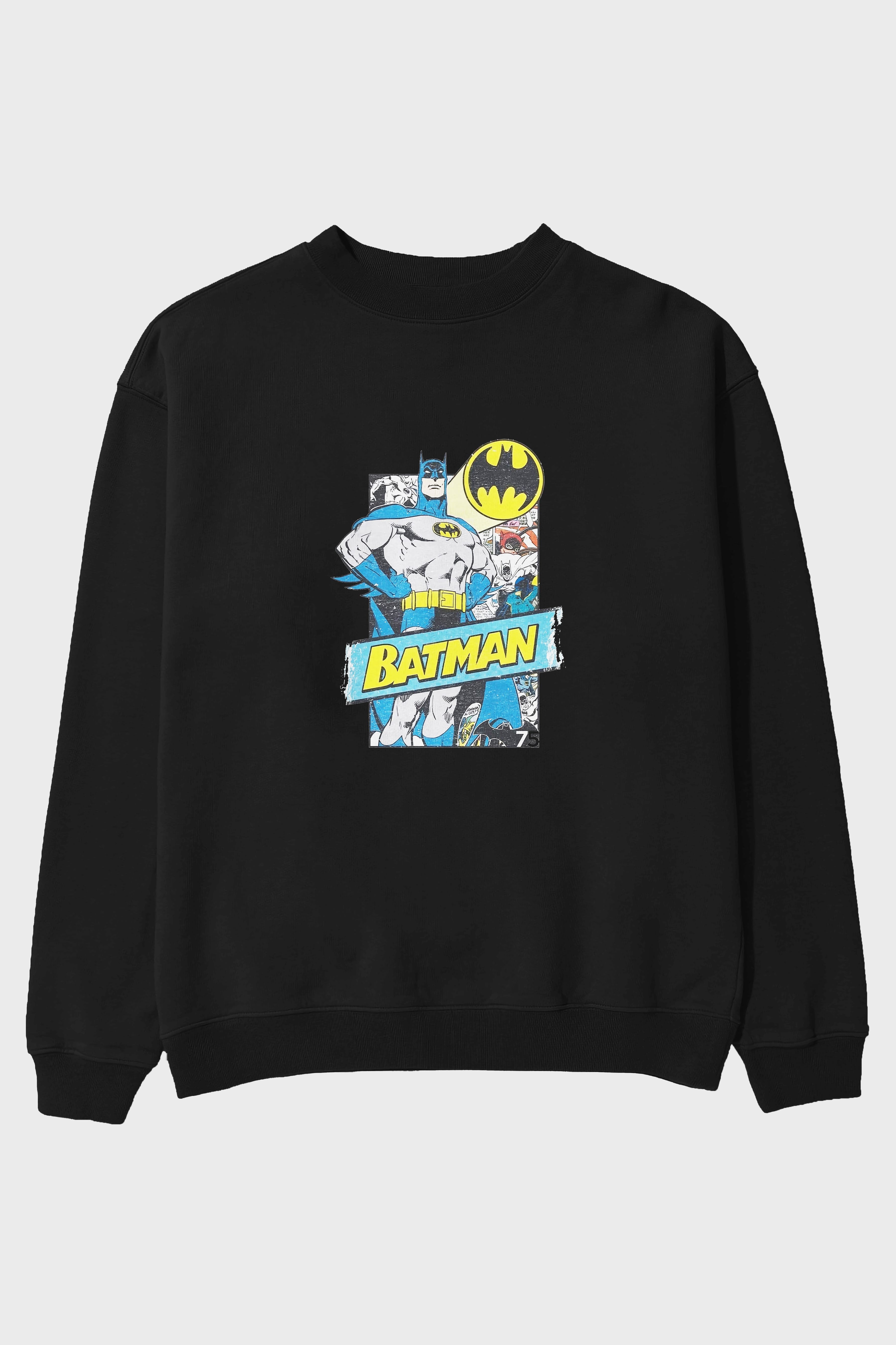 Batman (26) Ön Baskılı Oversize Sweatshirt Erkek Kadın Unisex