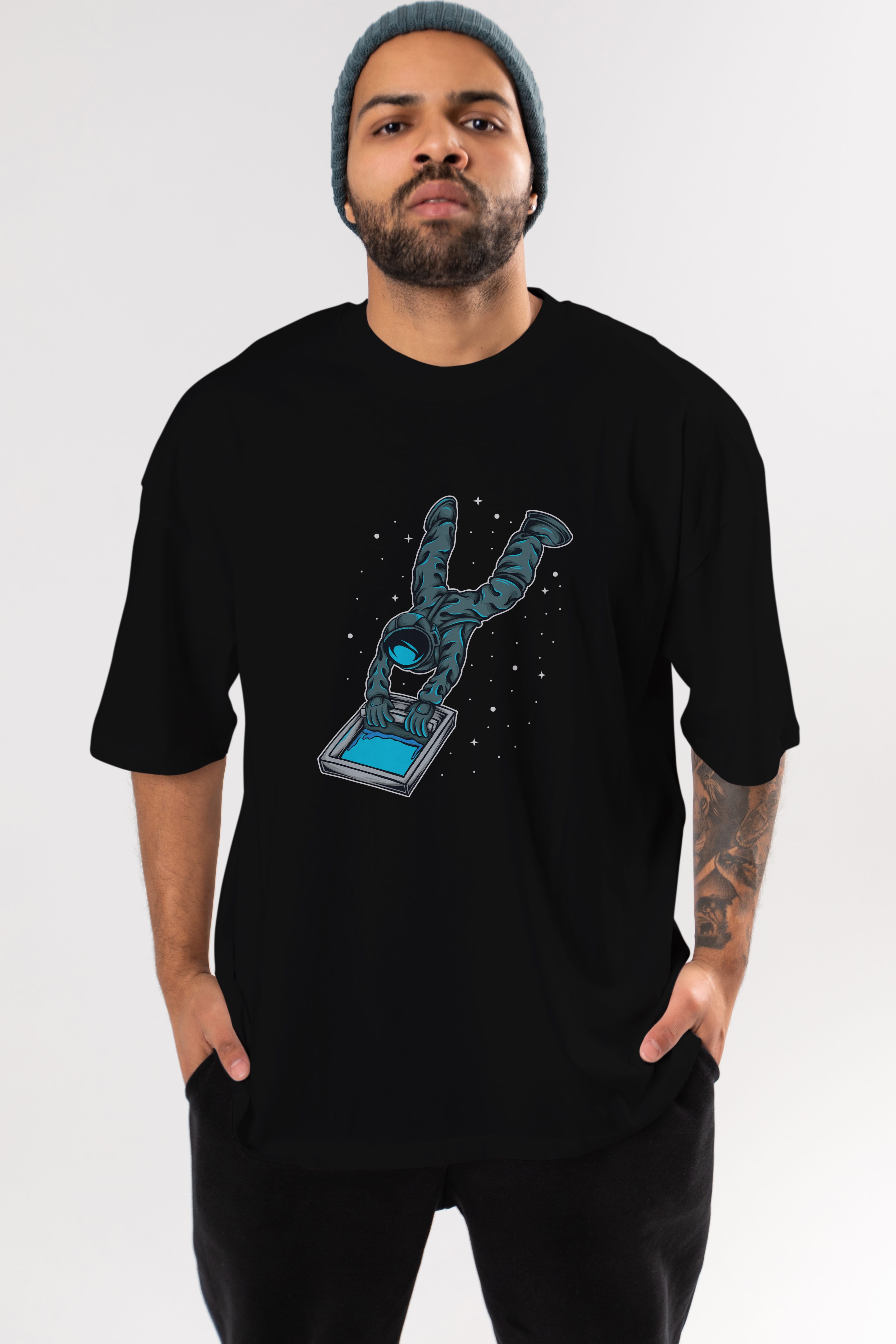 Astroscreen Ön Baskılı Oversize t-shirt Erkek Kadın Unisex