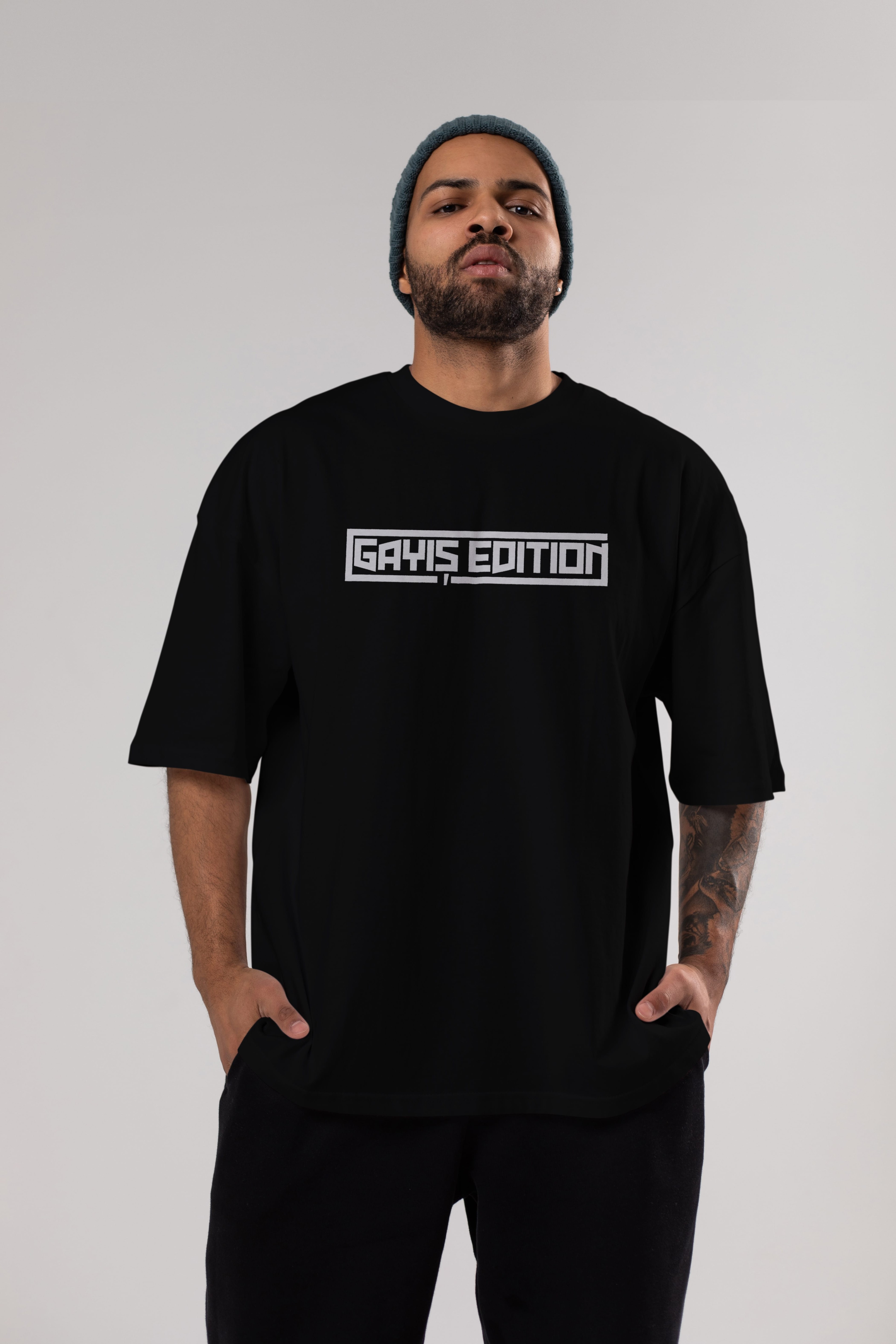 Gayış Edution Ön Baskılı Oversize t-shirt %100 pamuk Erkek Kadın Unisex