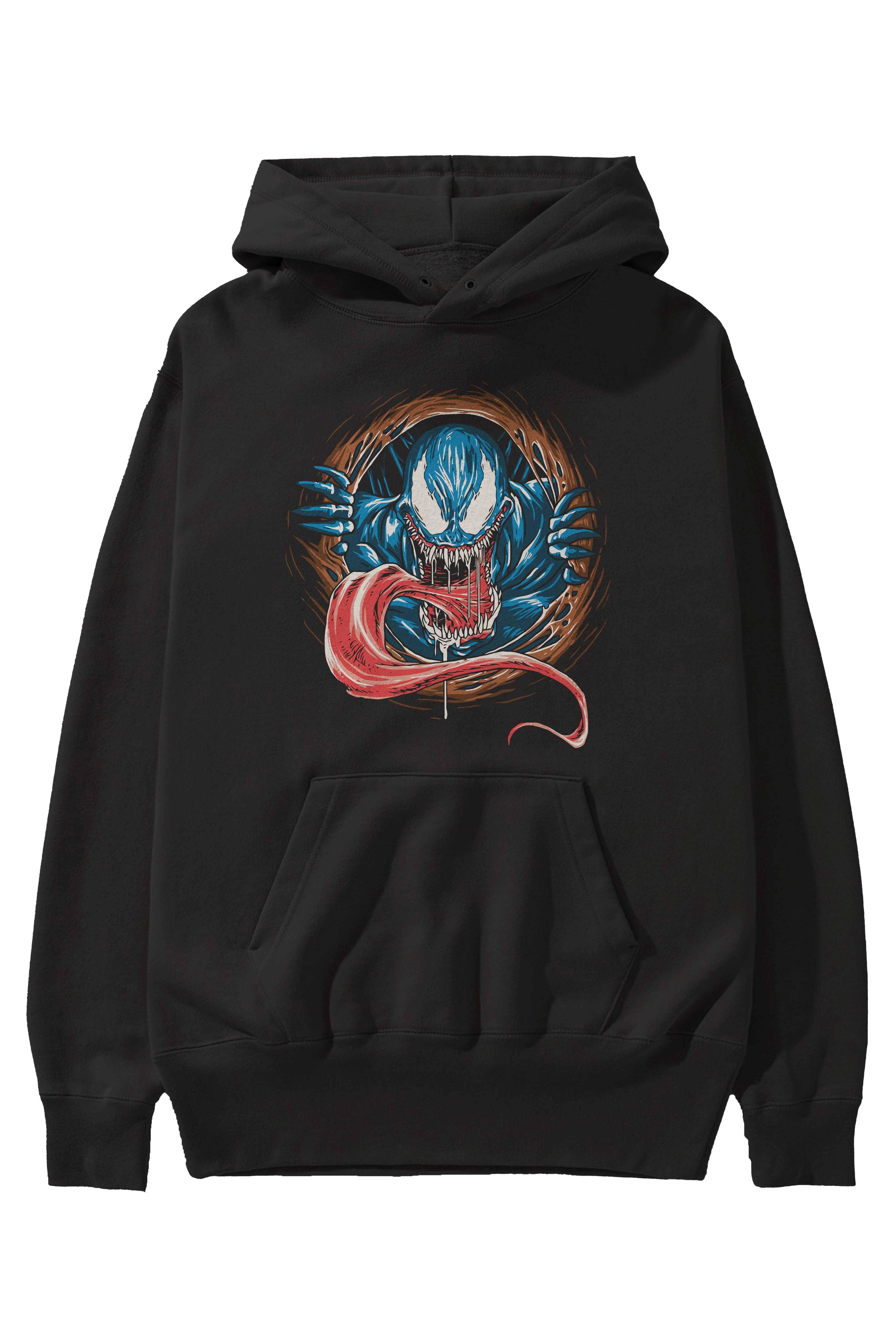 Venom (7) Ön Baskılı Hoodie Oversize Kapüşonlu Sweatshirt Erkek Kadın Unisex