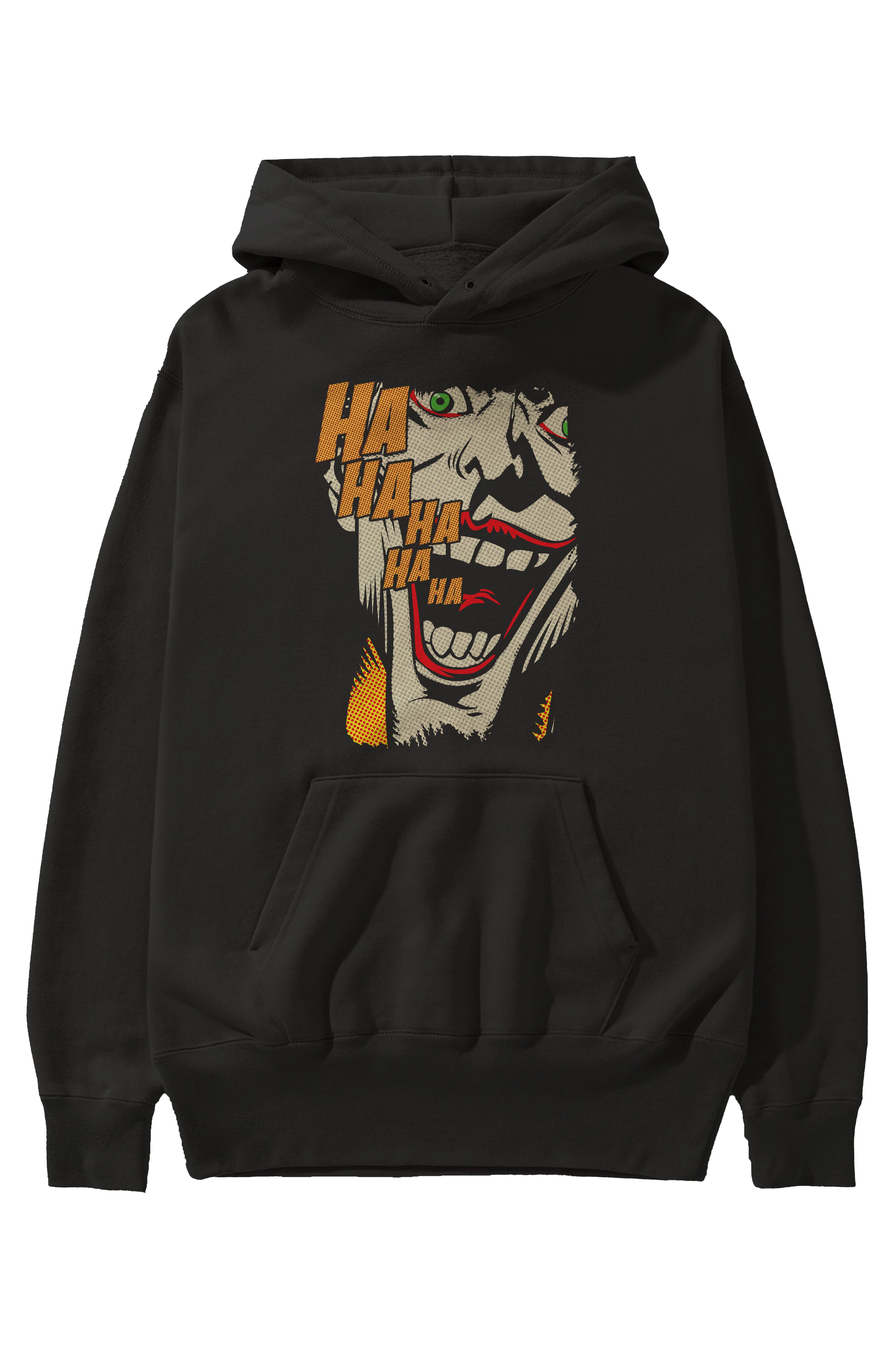 Joker (7) Ön Baskılı Hoodie Oversize Kapüşonlu Sweatshirt Erkek Kadın Unisex