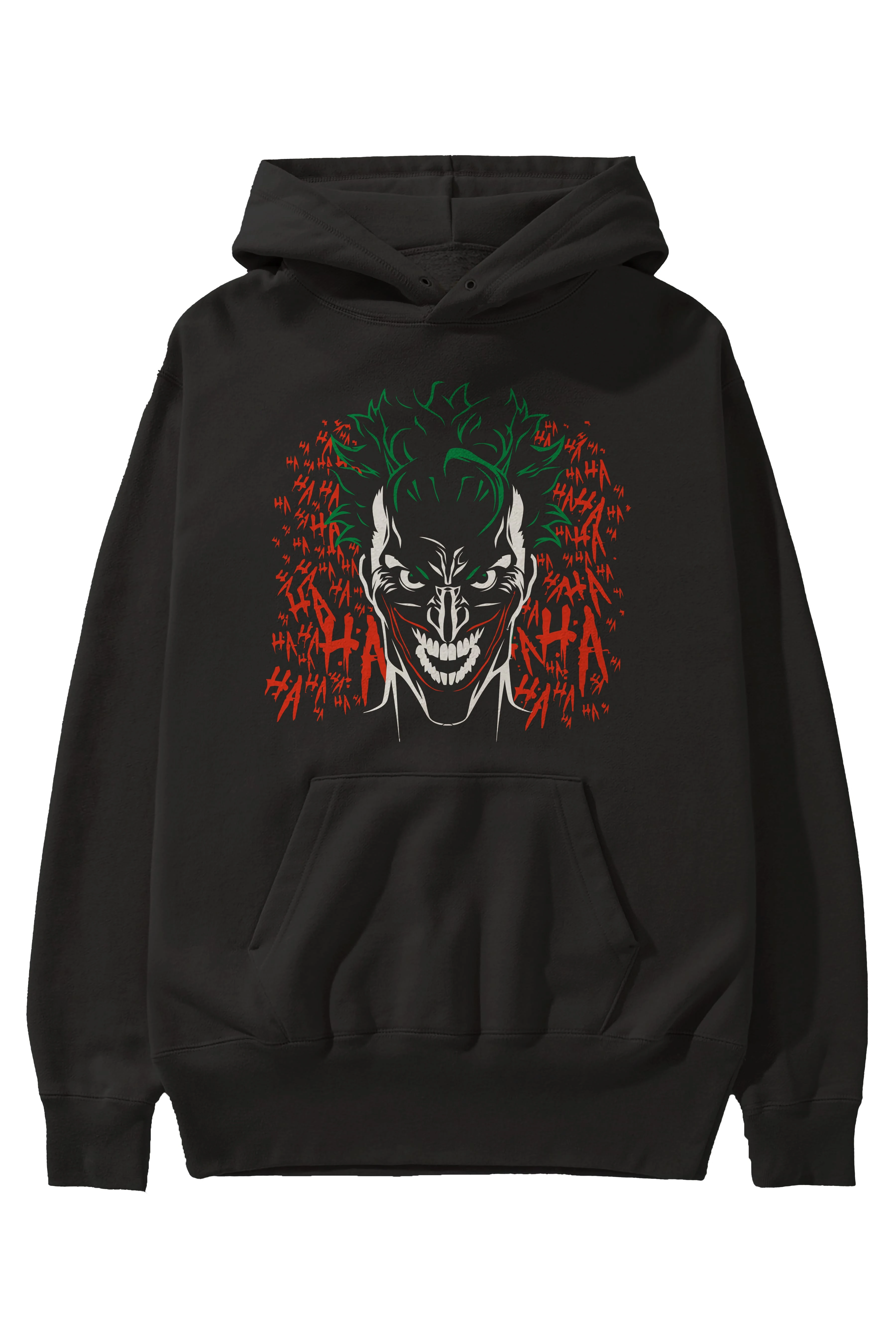 Joker (5) Ön Baskılı Hoodie Oversize Kapüşonlu Sweatshirt Erkek Kadın Unisex