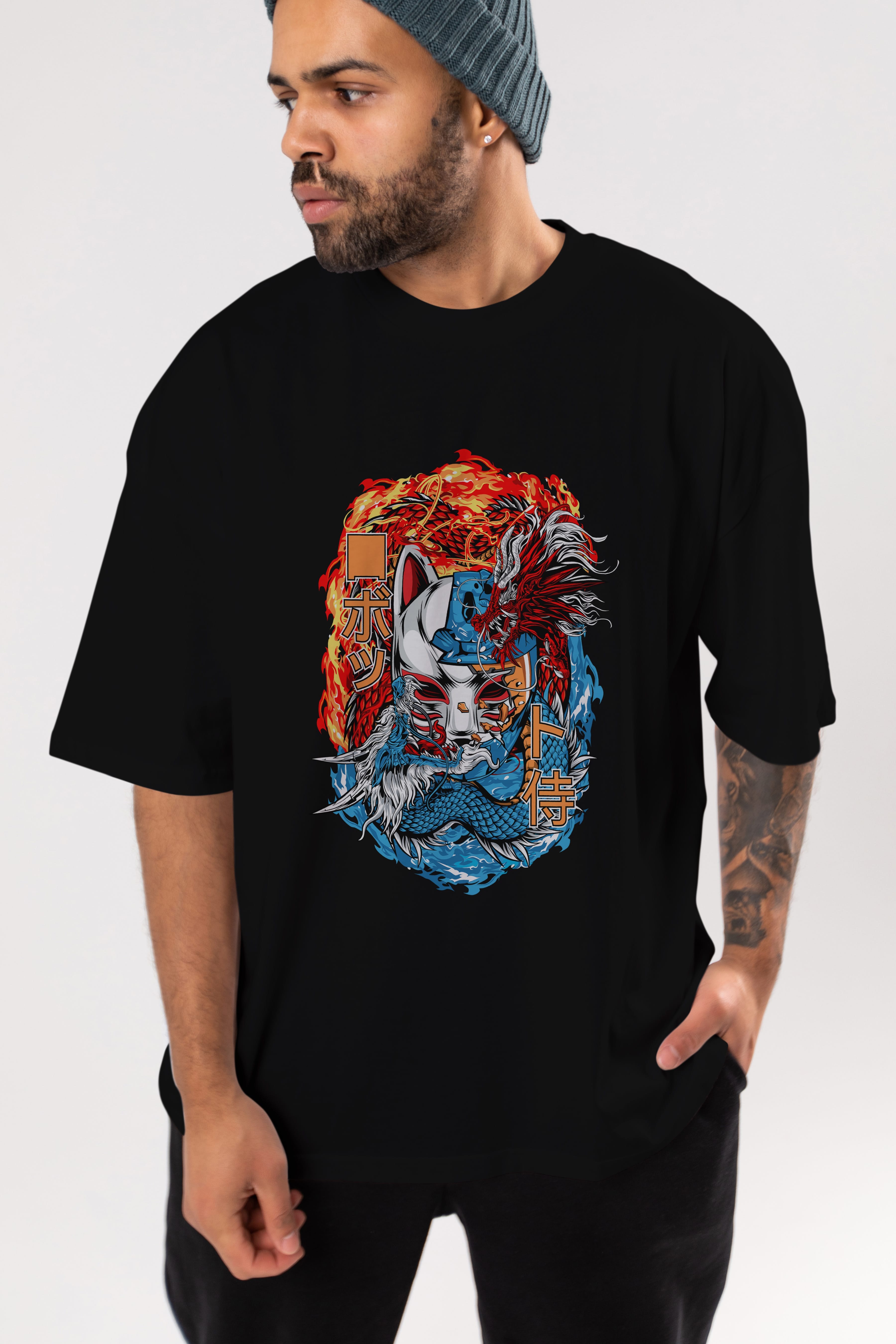 ONE PIECE (7) Anime Ön Baskılı Oversize t-shirt %100 pamuk Erkek Kadın Unisex