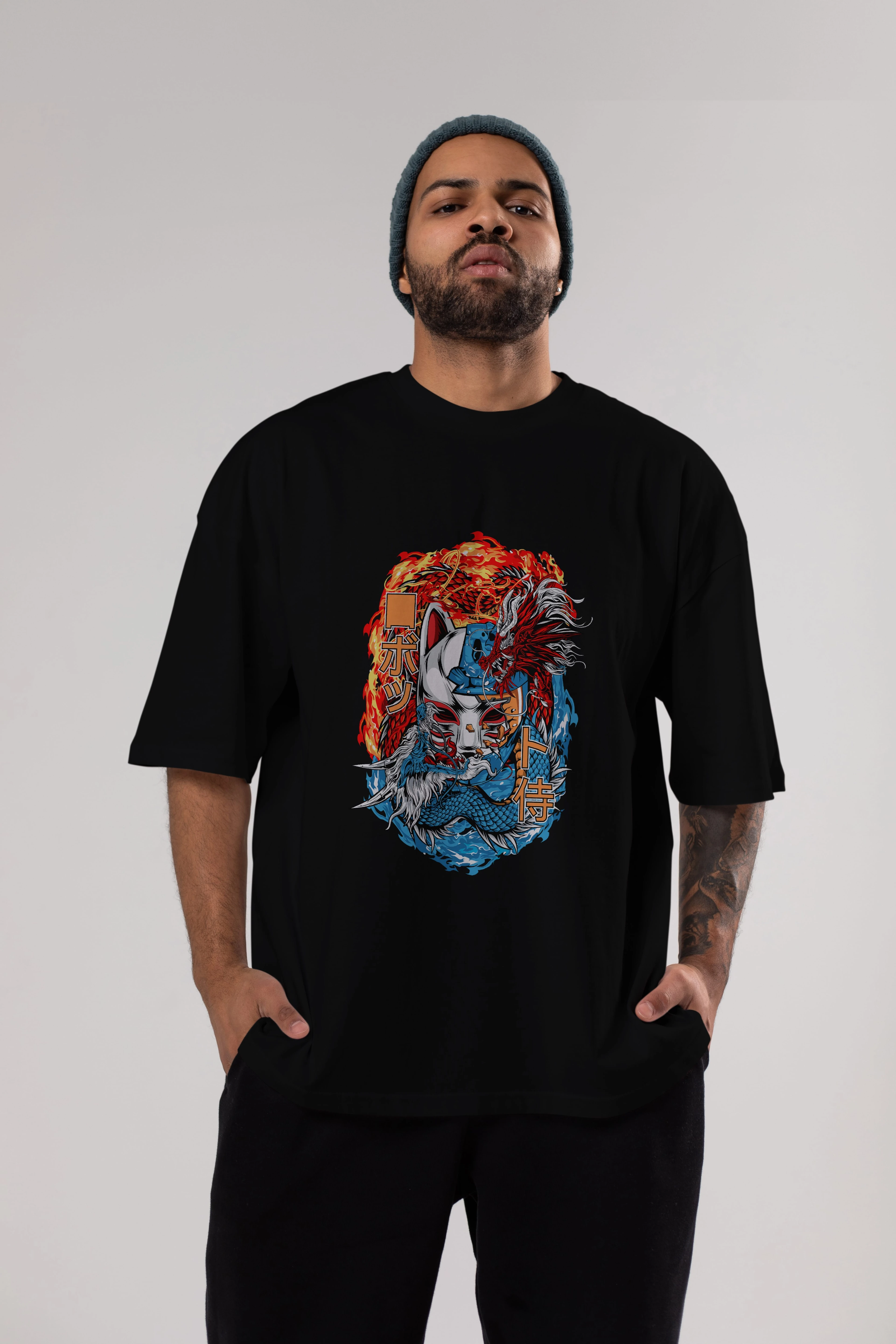 ONE PIECE (7) Anime Ön Baskılı Oversize t-shirt %100 pamuk Erkek Kadın Unisex