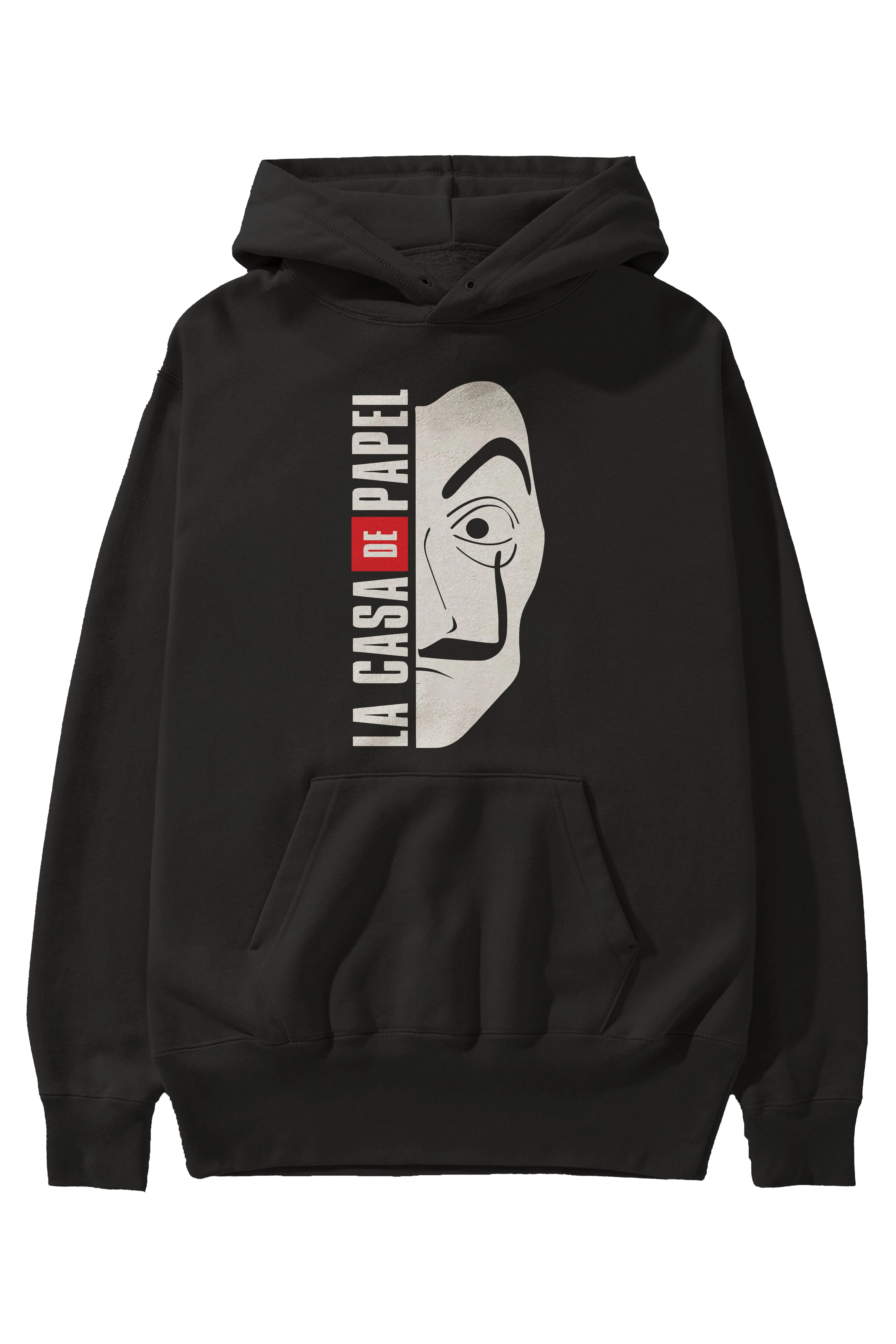 La Casa De Papel (3) Ön Baskılı Hoodie Oversize Kapüşonlu Sweatshirt Erkek Kadın Unisex