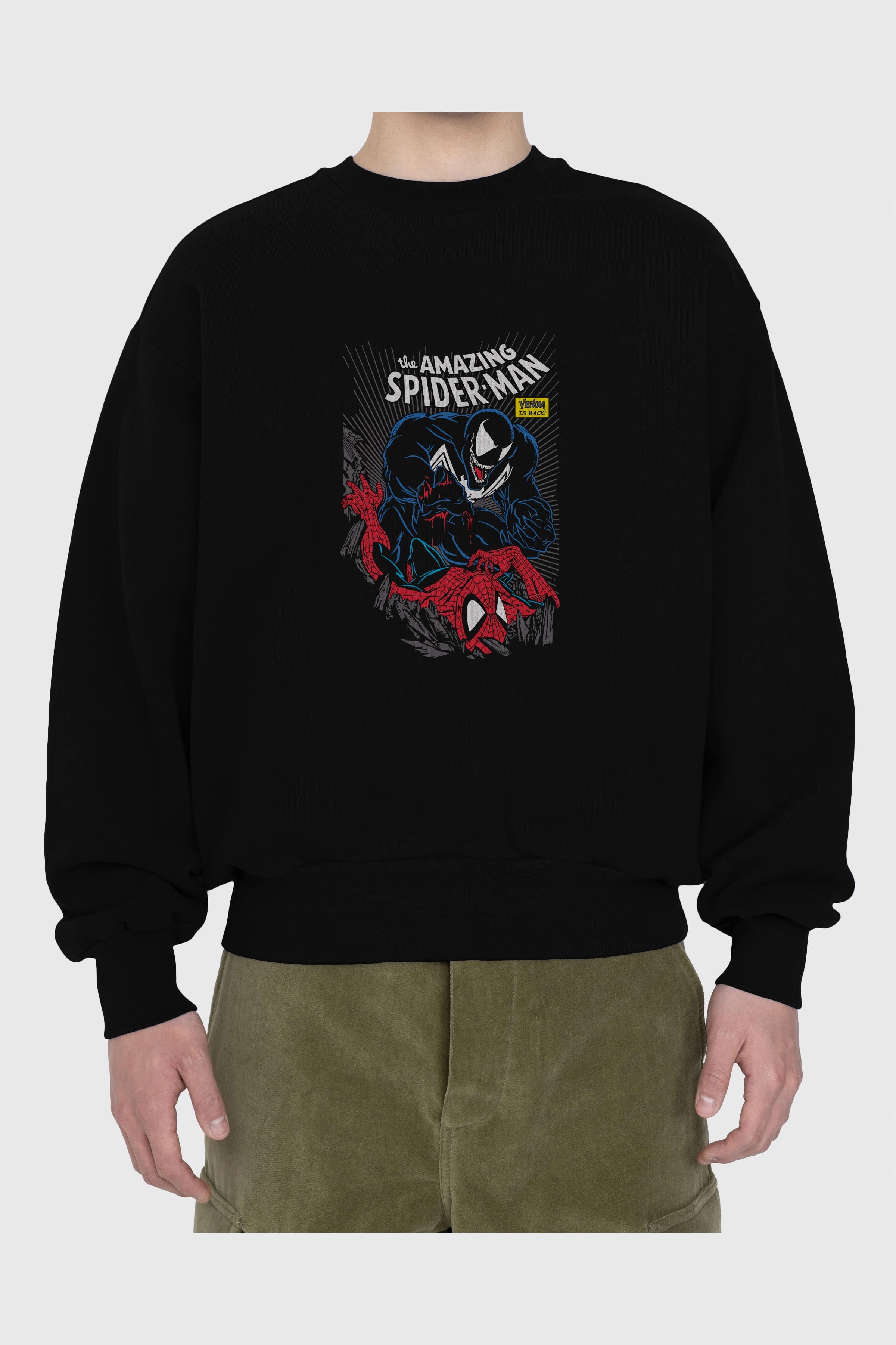 Venom (19) Ön Baskılı Oversize Sweatshirt Erkek Kadın Unisex