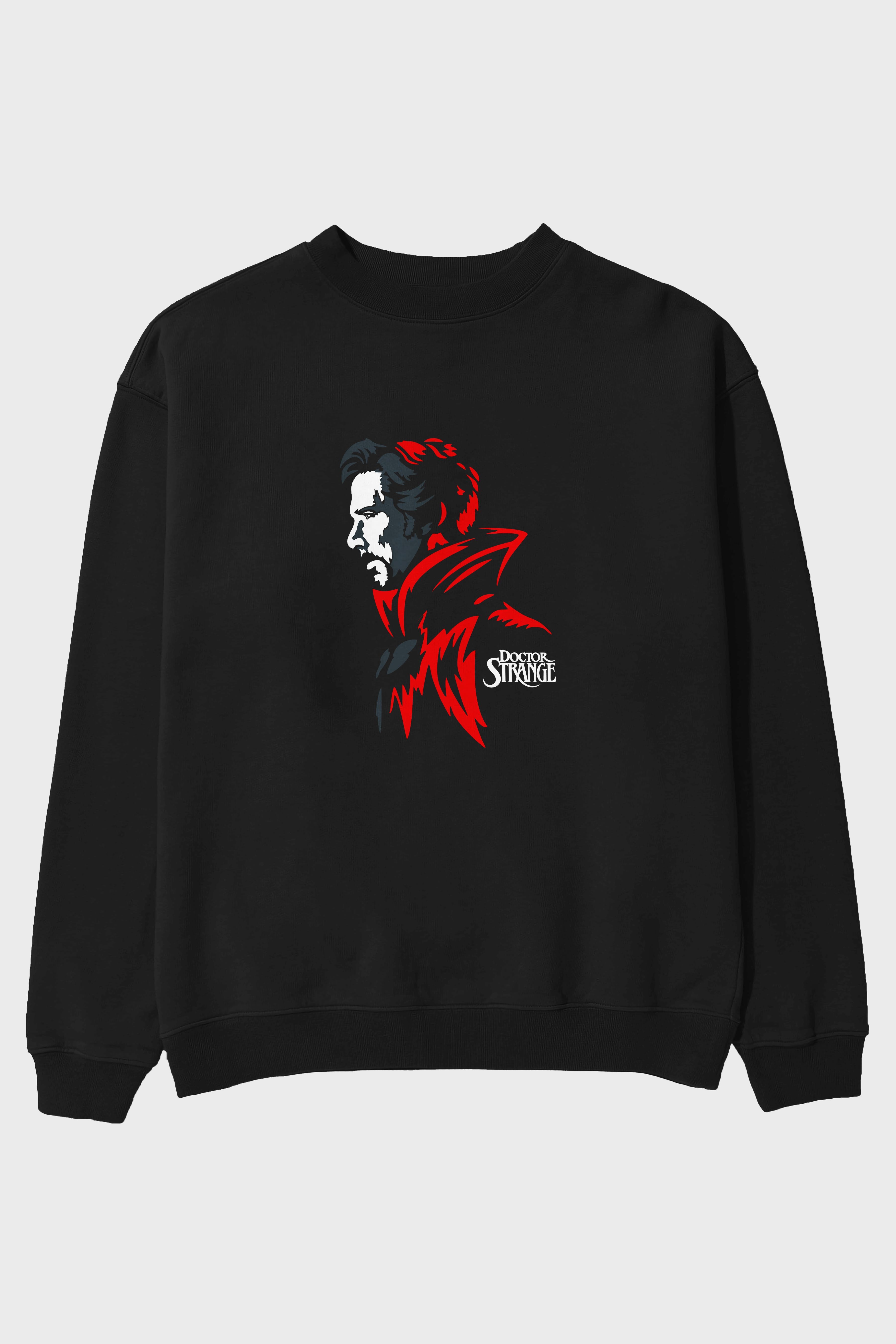 Doctor Strange (2) Ön Baskılı Oversize Sweatshirt Erkek Kadın Unisex