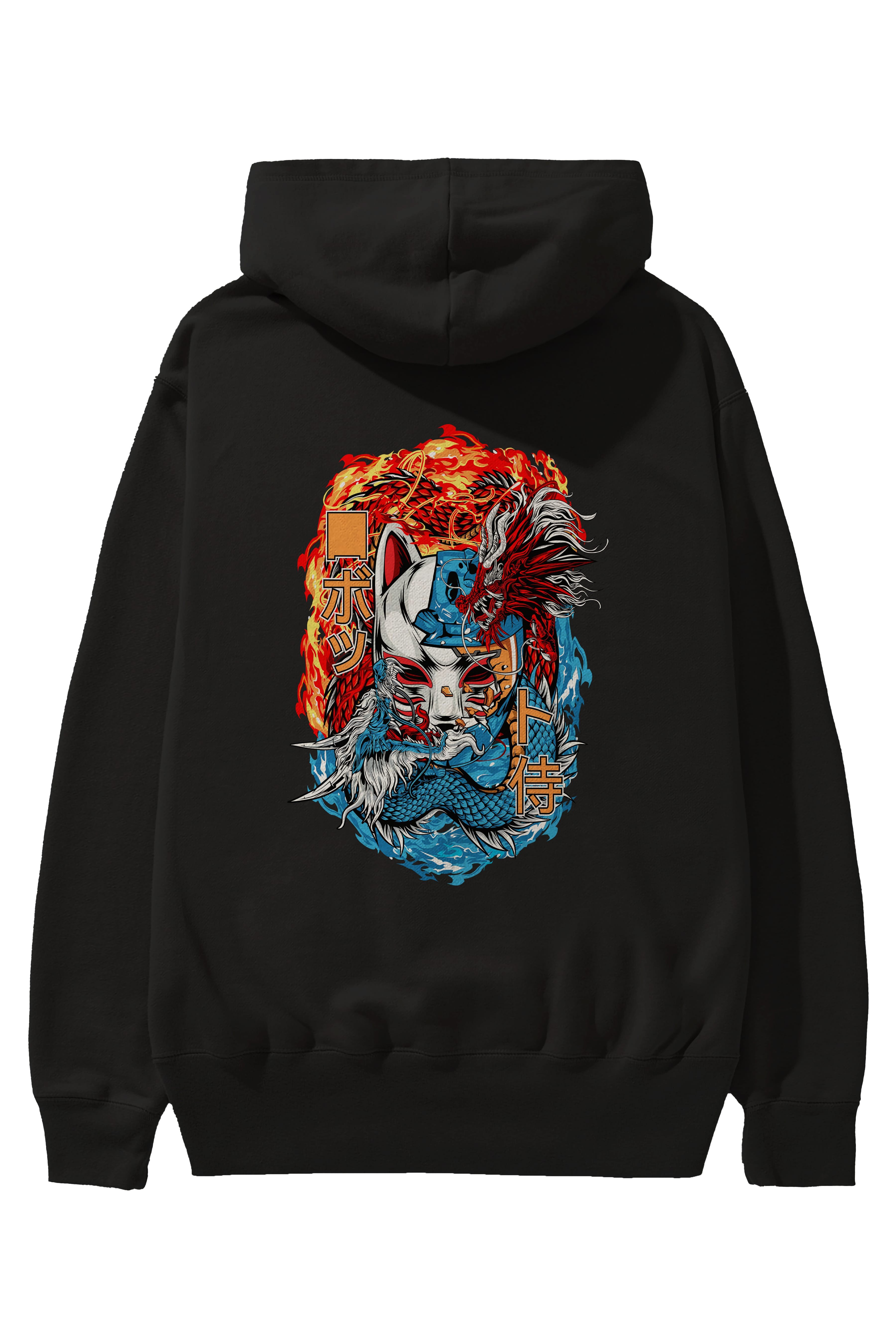 ONE PIECE (7) Anime Arka Baskılı Hoodie Oversize Kapüşonlu Sweatshirt Erkek Kadın Unisex