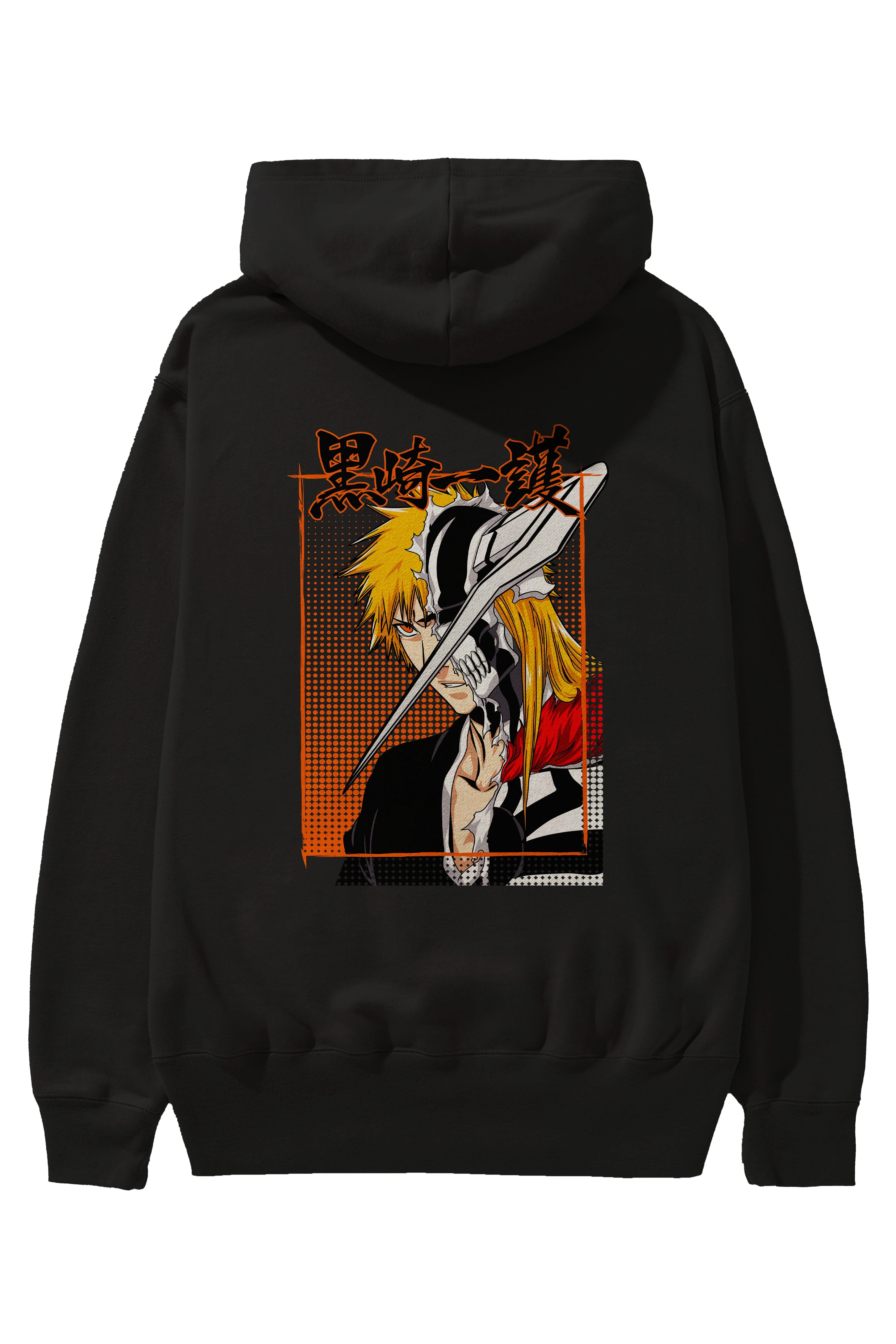 thelust Anime Arka Baskılı Hoodie Oversize Kapüşonlu Sweatshirt Erkek Kadın Unisex