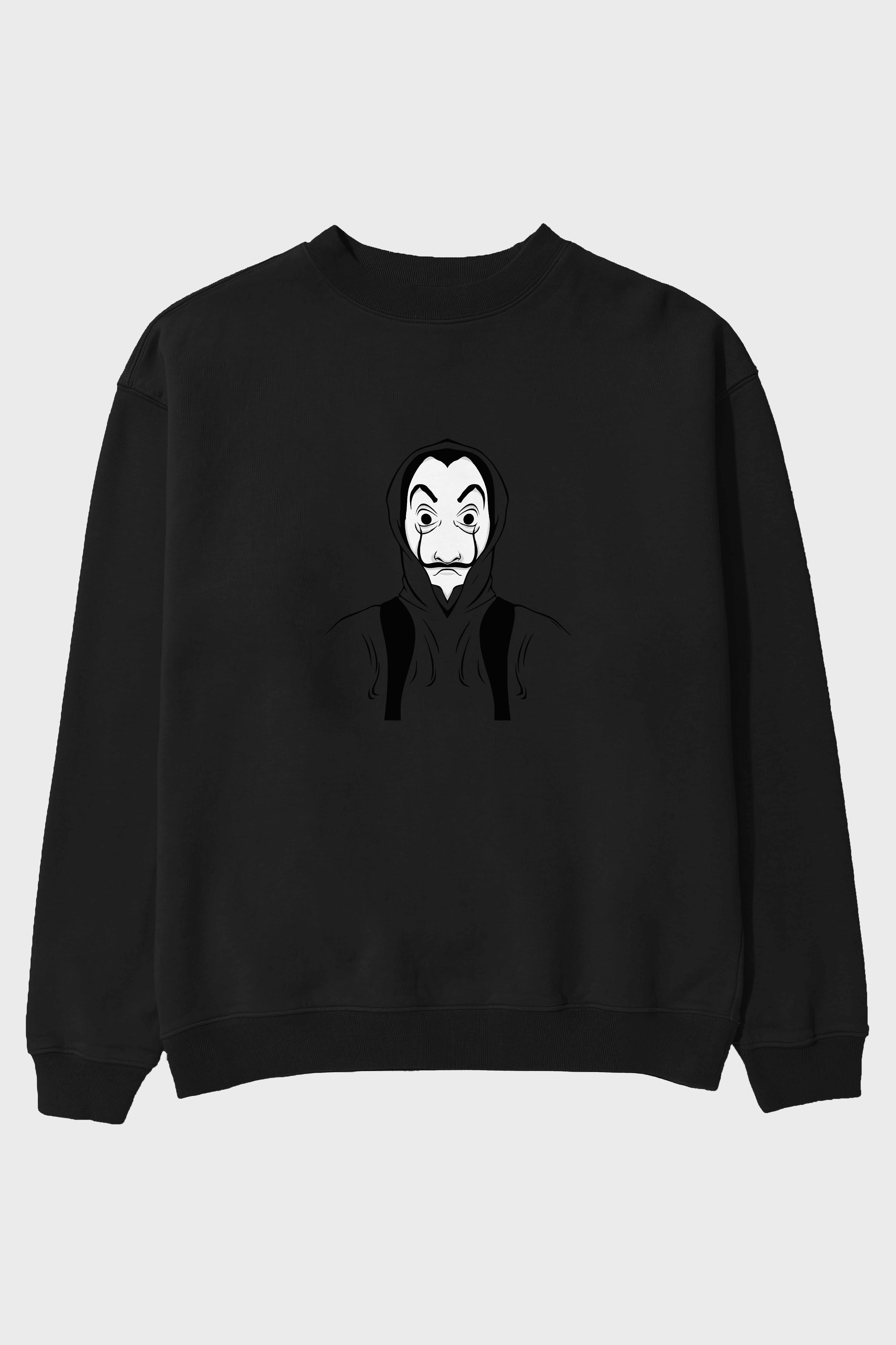 La Casa De Papel (7) Ön Baskılı Oversize Sweatshirt Erkek Kadın Unisex