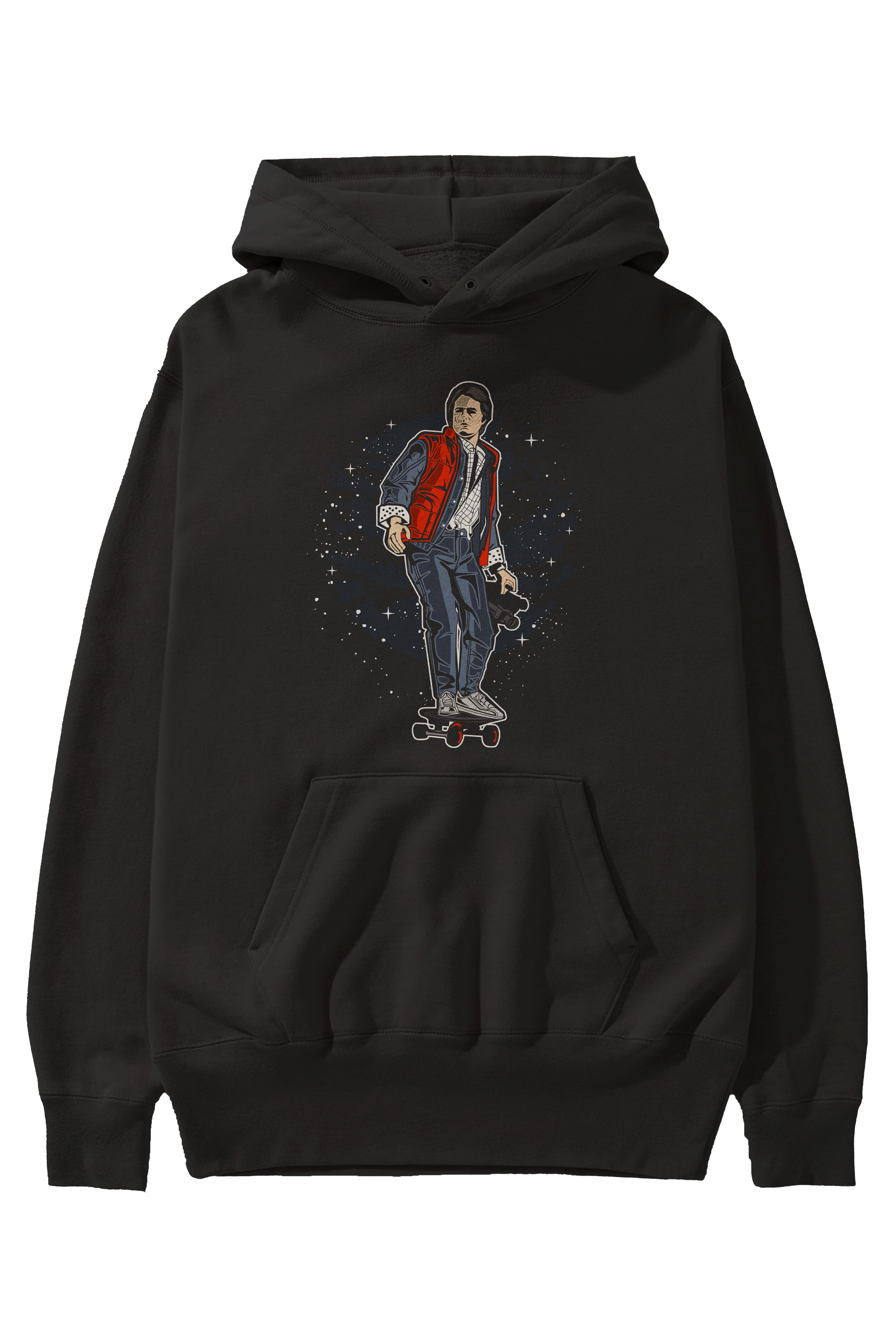 MARTY Ön Baskılı Hoodie Oversize Kapüşonlu Sweatshirt Erkek Kadın Unisex