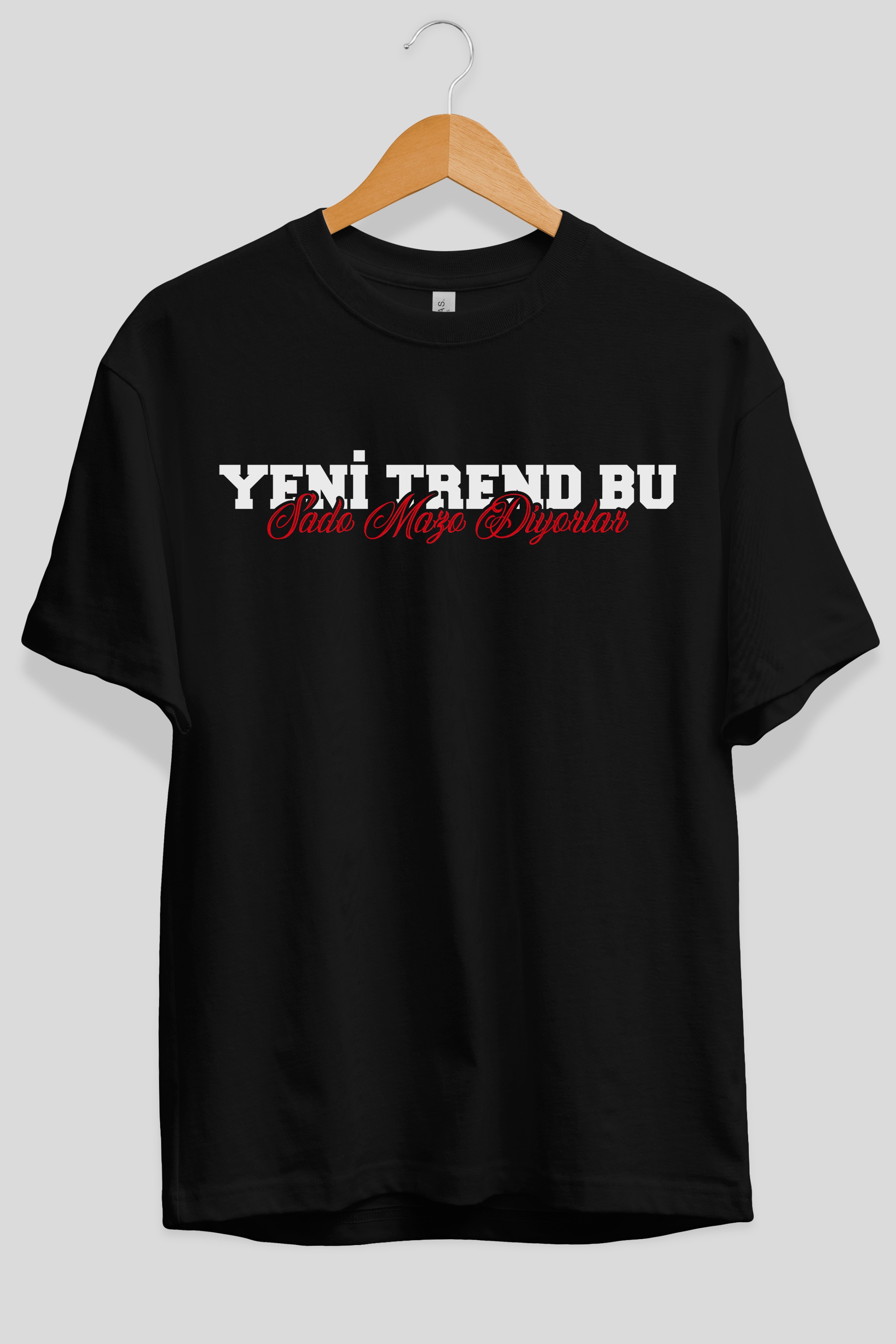 Yeni Trend Bu Sado Mazo Ön Baskılı Oversize t-shirt %100 pamuk Erkek Kadın Unisex