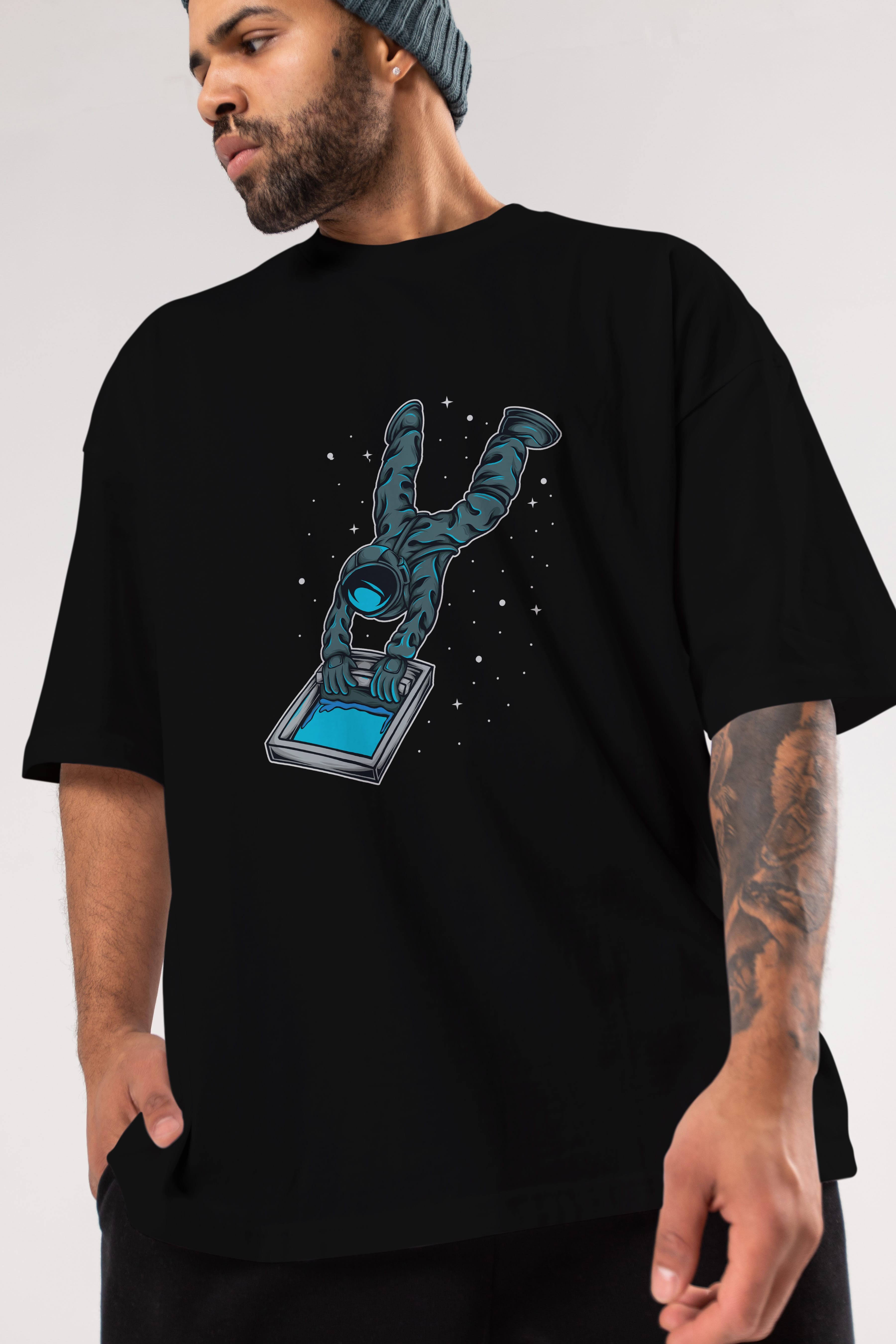 Astroscreen Ön Baskılı Oversize t-shirt Erkek Kadın Unisex