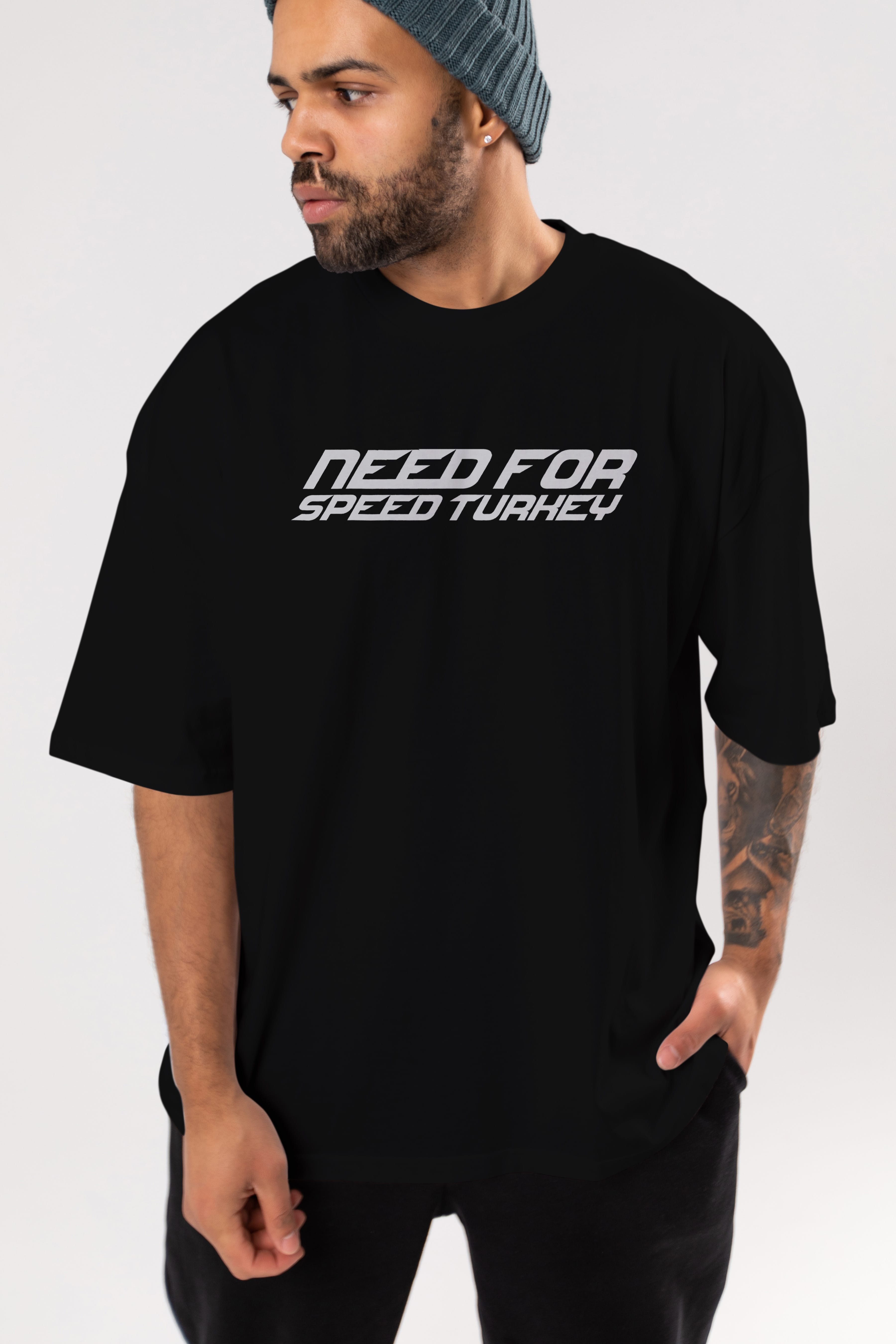 Need for Speed Turkey Ön Baskılı Oversize t-shirt %100 pamuk Erkek Kadın Unisex