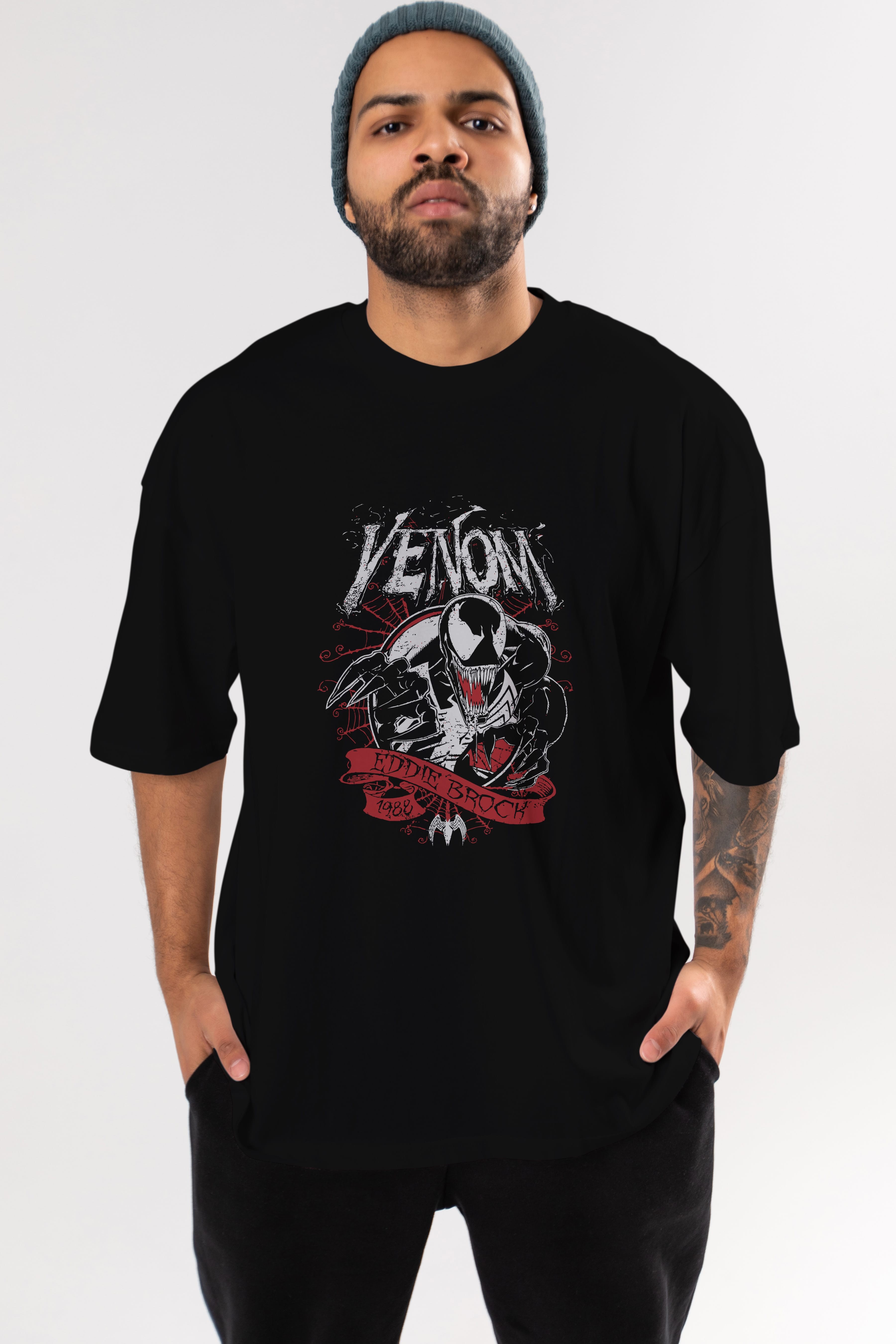 Venom (11) Ön Baskılı Oversize t-shirt Erkek Kadın Unisex %100 Pamuk Bisiklet Yaka tişort