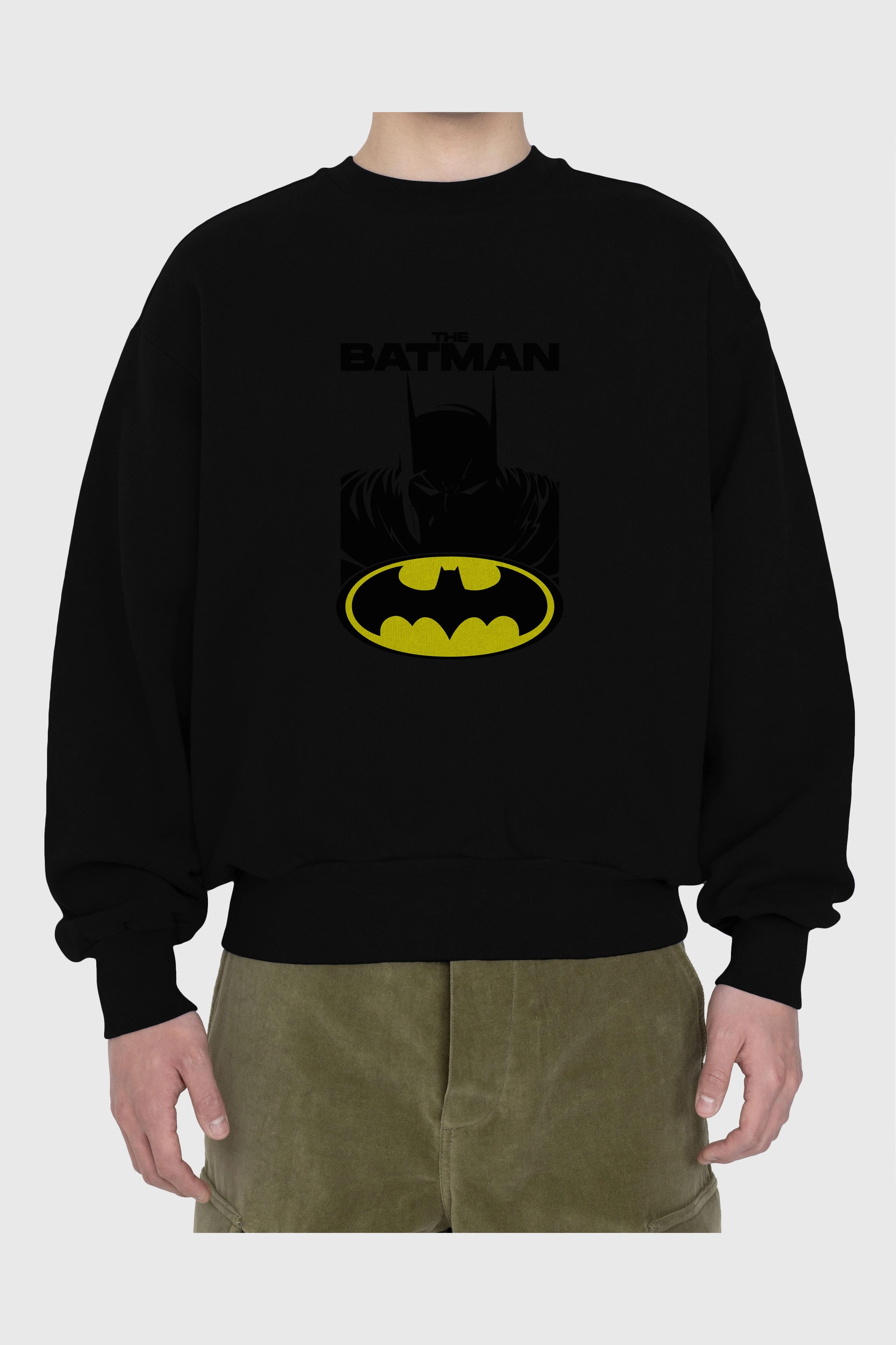 Batman (21) Ön Baskılı Oversize Sweatshirt Erkek Kadın Unisex