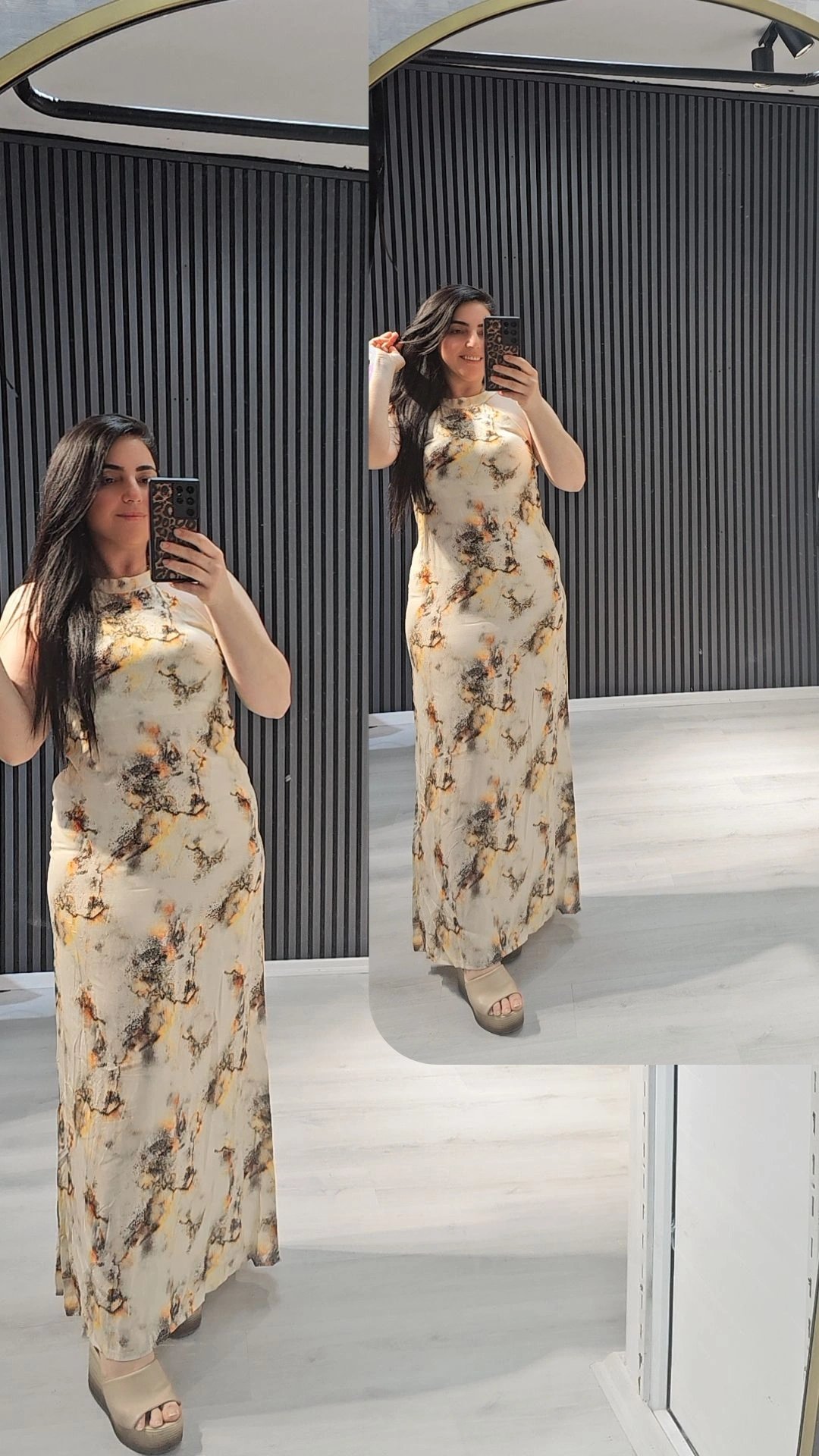 boydan elbise yandan yırtmaçlı