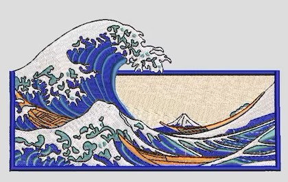 "Kanagawa Oki Nami Ura" (The Great Wave off Kanagawa)