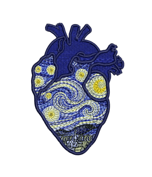 HEART YILDIZLI GECE - VAN GOGH