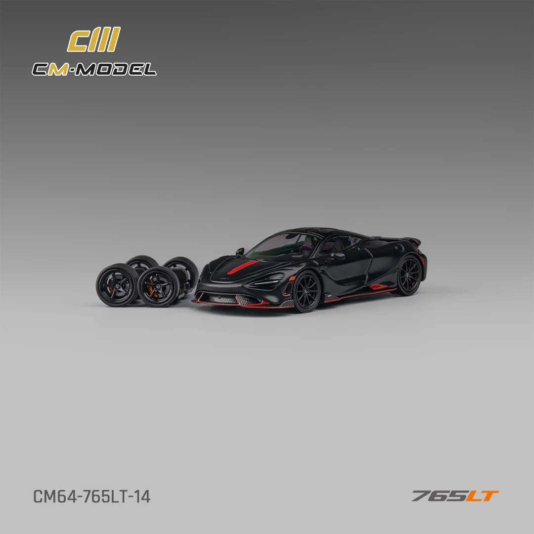 CM MODEL MCLAREN 765LT MATT BLACK