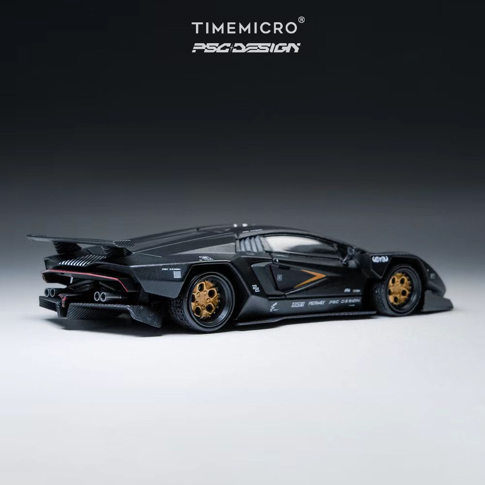 TimeMicro × PSC DESIGN PSC Countach TM647701 Black