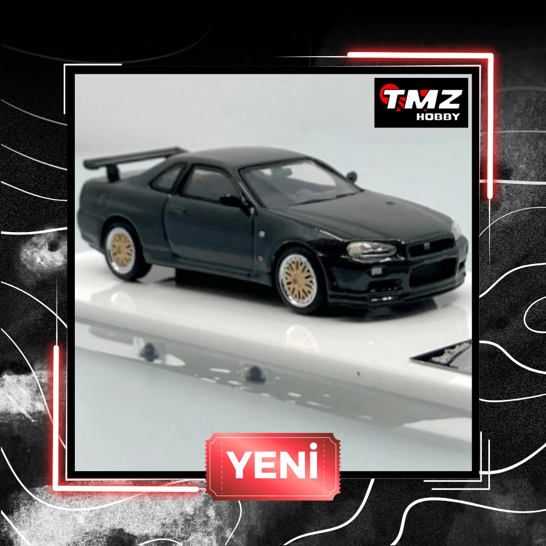 STANCE HUNTERS Nissan Skyline GT-R R34 BLACK