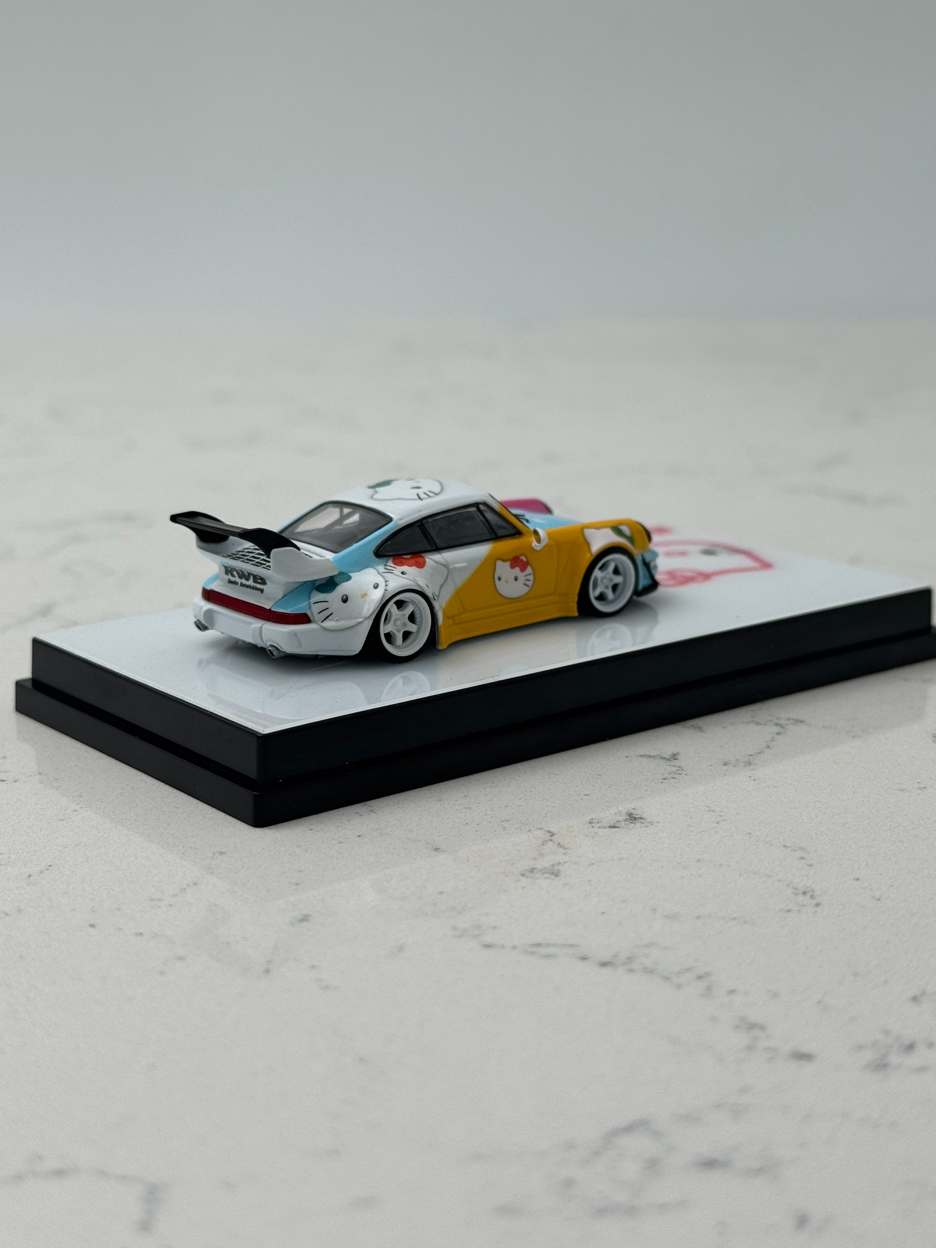 Flame Porsche RWB Hello Kitty