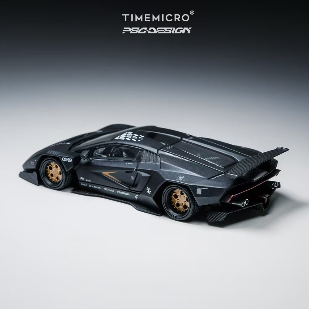 TimeMicro × PSC DESIGN PSC Countach TM647701 Black