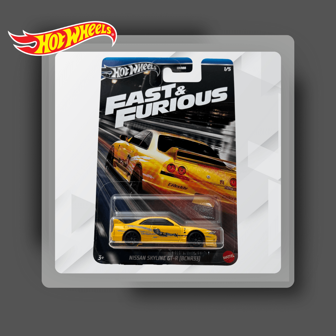 Hot Wheels Fast and Furıous Nissan Skyline GTR R33