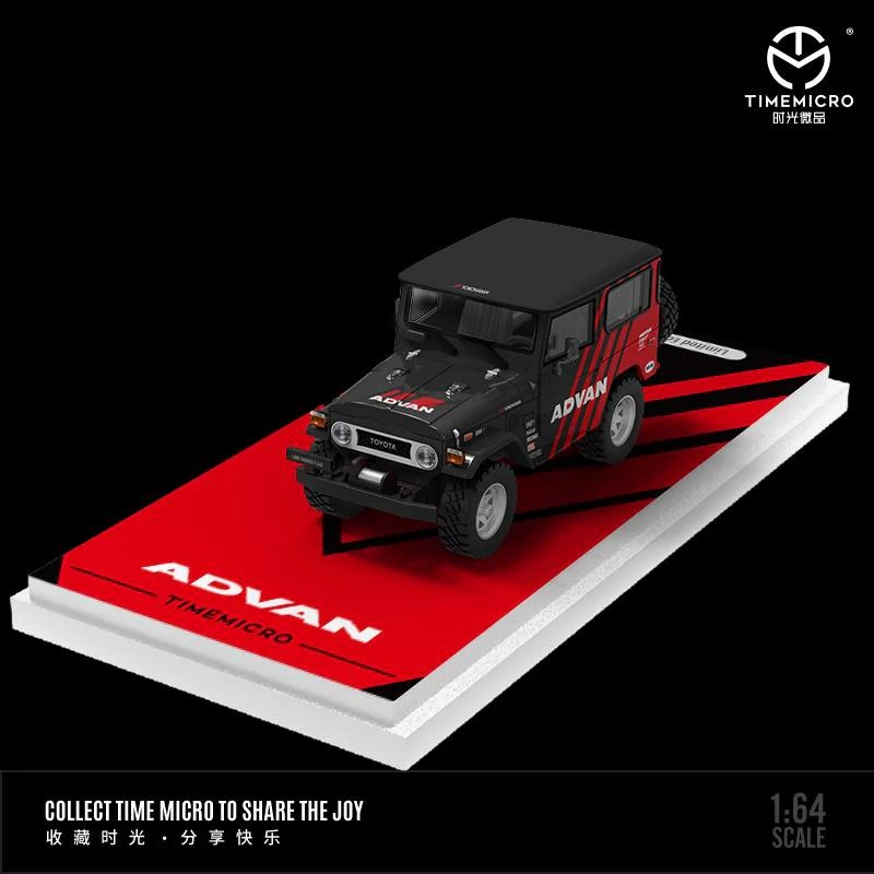 TimeMicro 1:64 FJ40 Toyota / AE86 / Çekici Set Advan