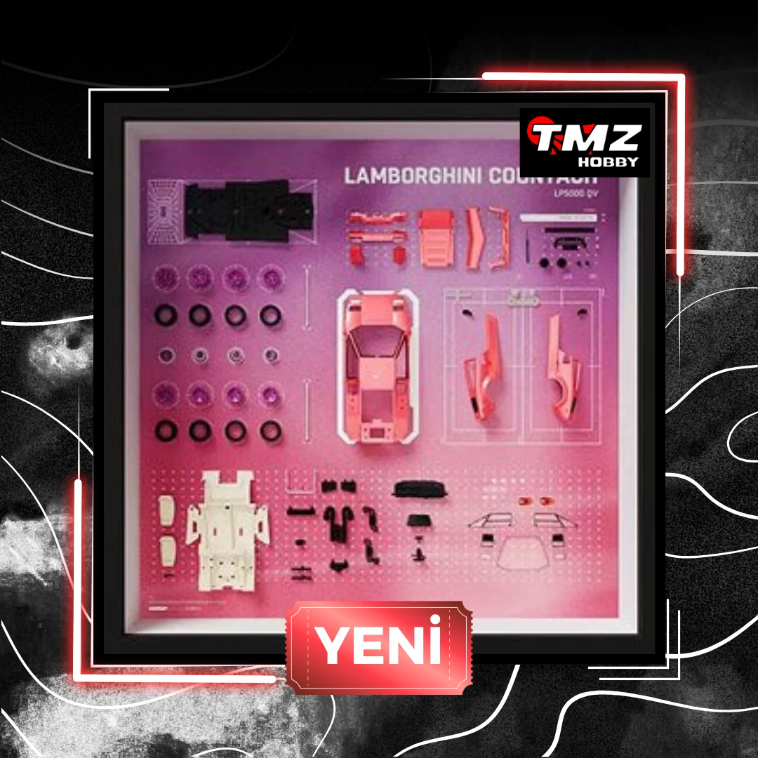 Finclassically LAMBORGHİNİ Countach LP5000 pembe