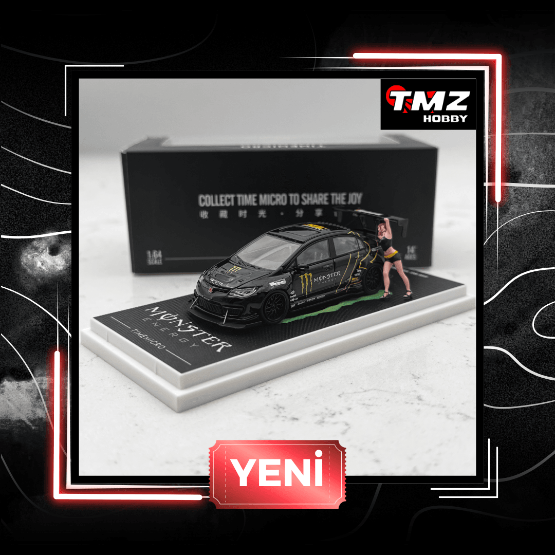 TİME MİCRO HONDA CİVİC FD2 MONSTER FİGÜRLÜ