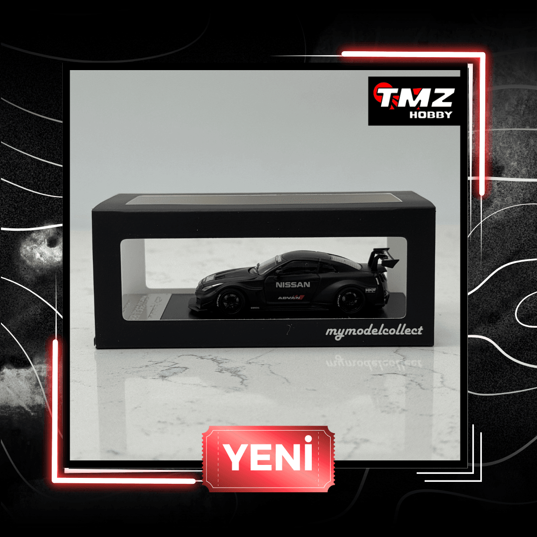MYMODELCOLLECT LB GTR 35 GT - A/MC640005C Matte Black Advan