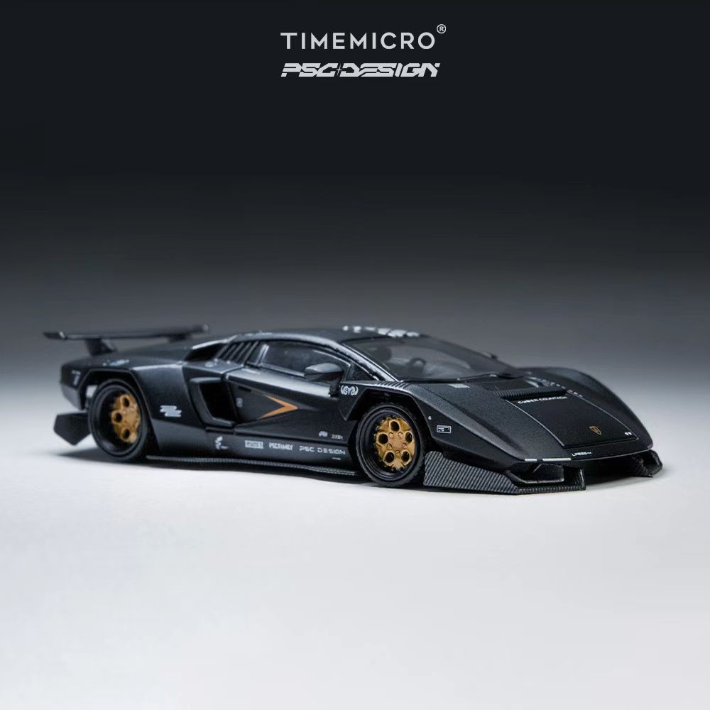 TimeMicro × PSC DESIGN PSC Countach TM647701 Black