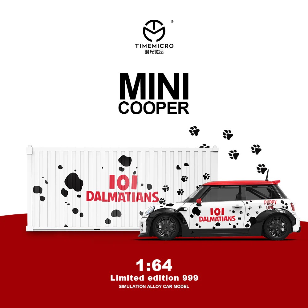 TimeMicro 1:64 BMW MINI COOPER IOI DALMATIANS