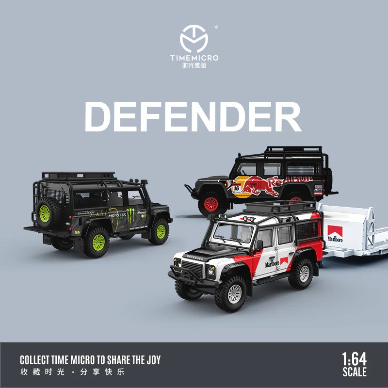 TİME MİCRO LAND ROVER DEFENDER TRAİLER SET