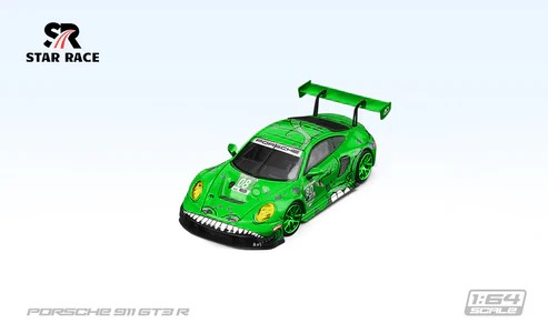 STAR RACE  PORSCHE 911 GT3 TYRANNOSAURUS REX LİVERY THREE CAR SET
