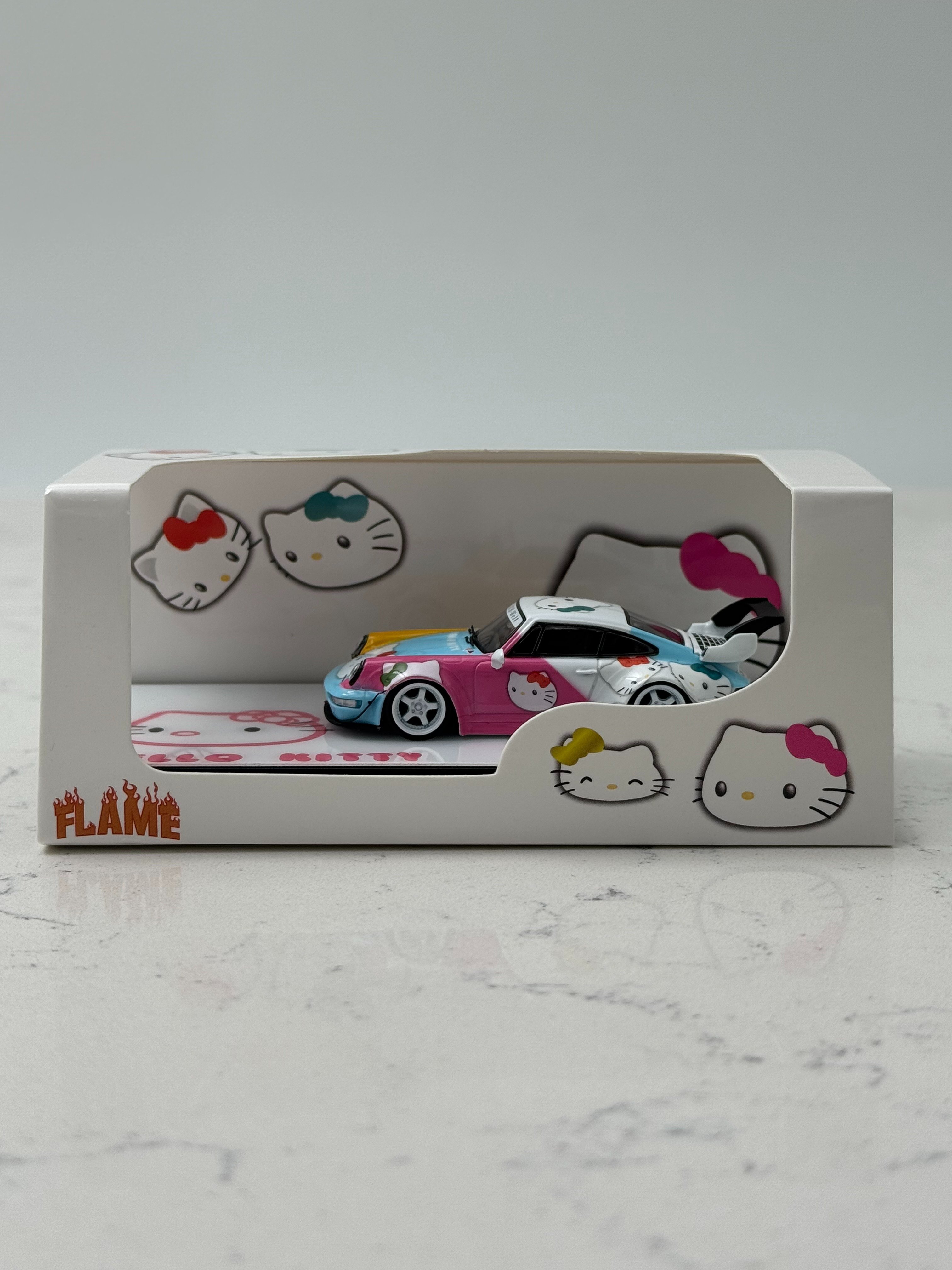 Flame Porsche RWB Hello Kitty