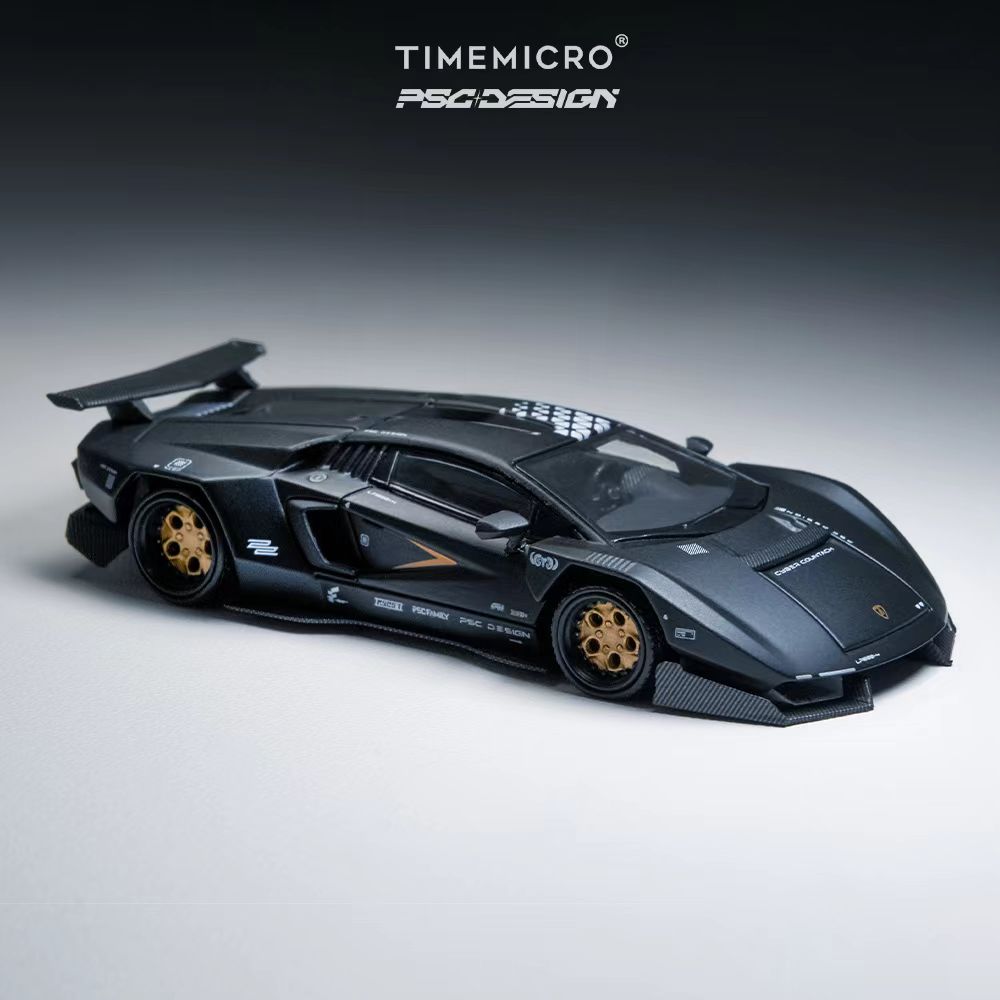 TimeMicro × PSC DESIGN PSC Countach TM647701 Black