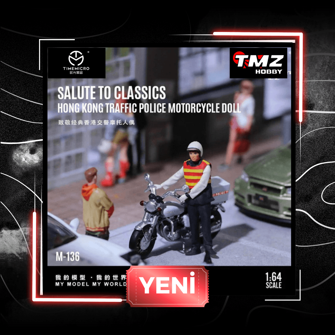 MOREART SALUTE TO CLASSICS HONG KONG TRAFFIC POLICE MOTORCYCLE DOLL