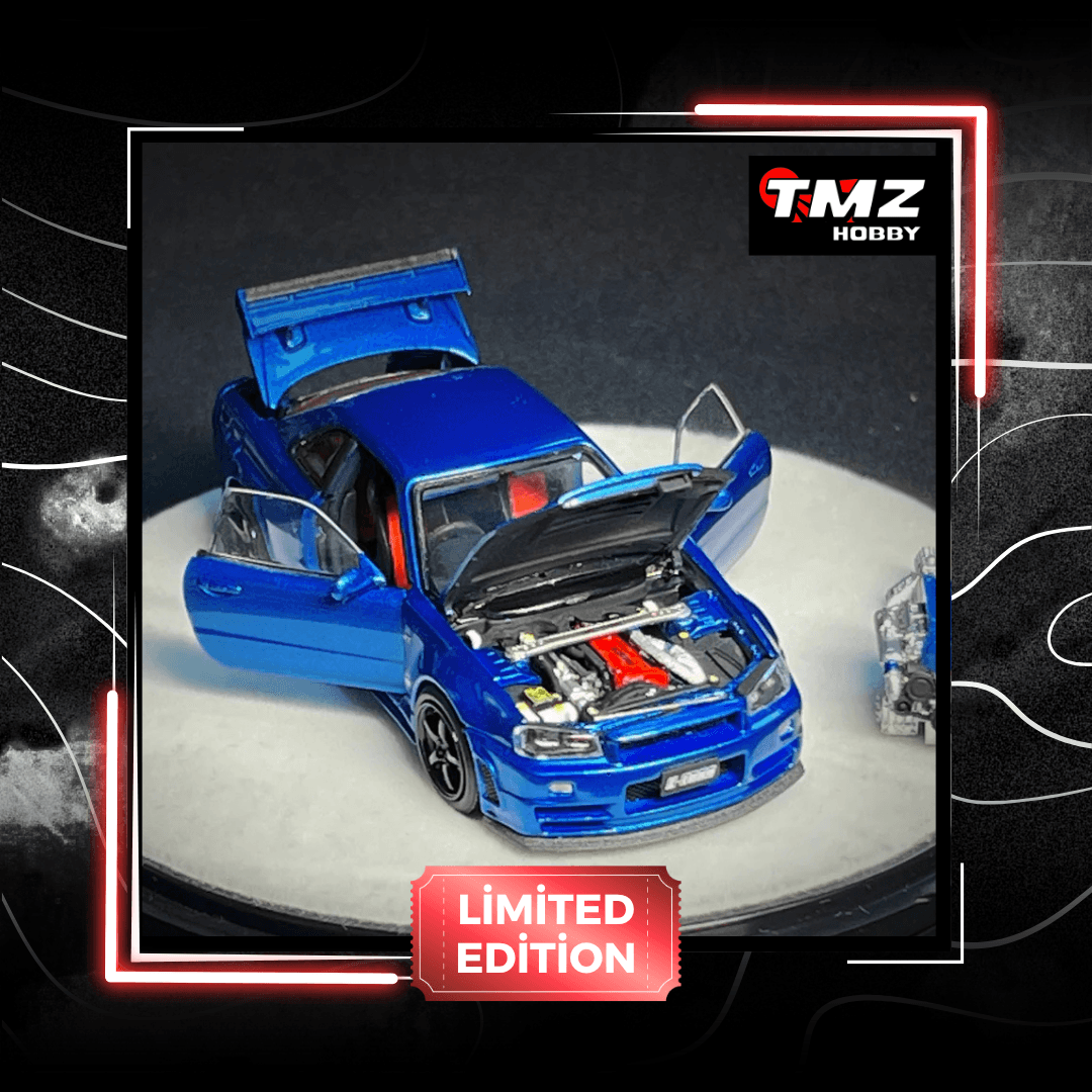 PGM R34 NISSAN SKYLINE BLUE 