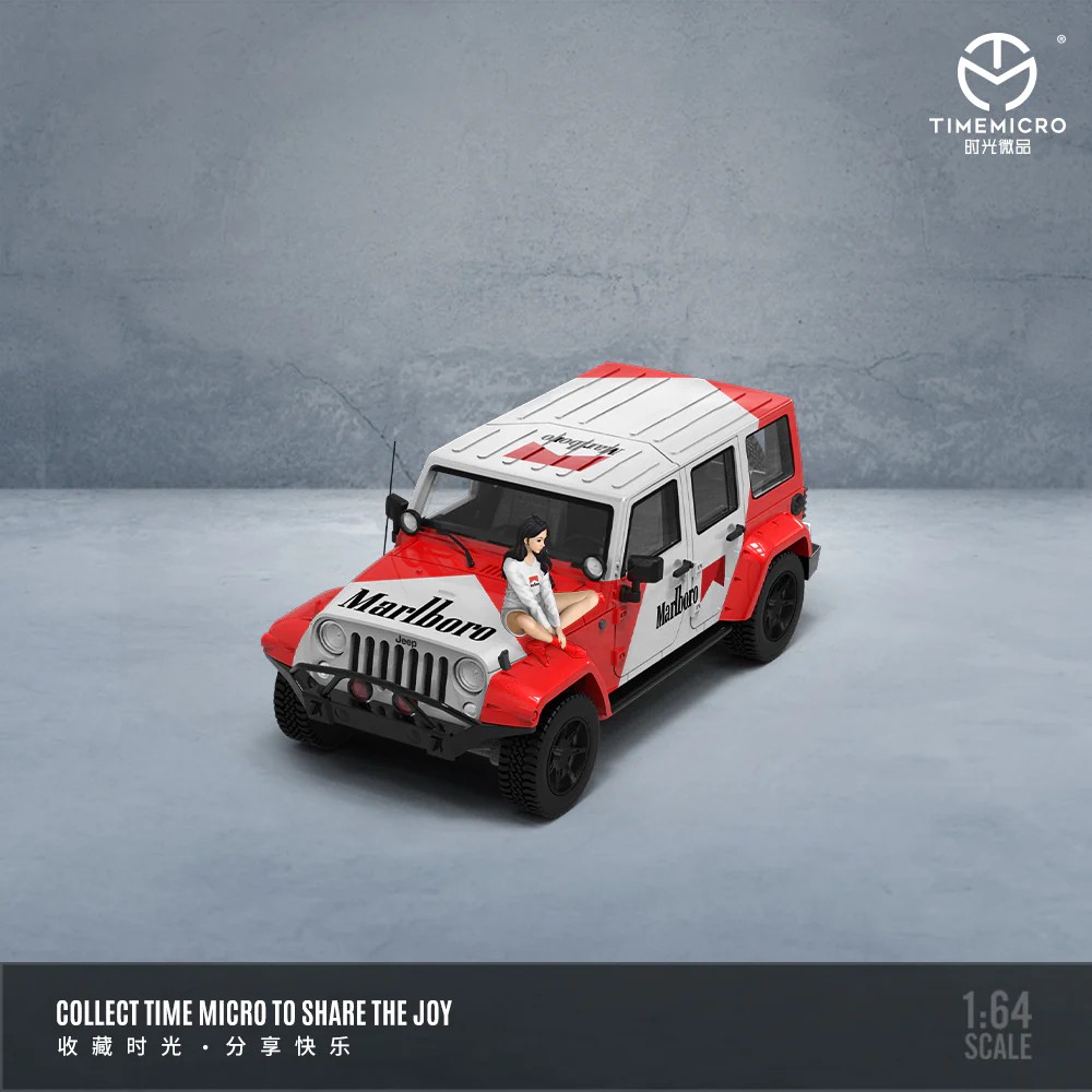 Time Micro 1:64 Jeep Wrangler Marlboro Livery